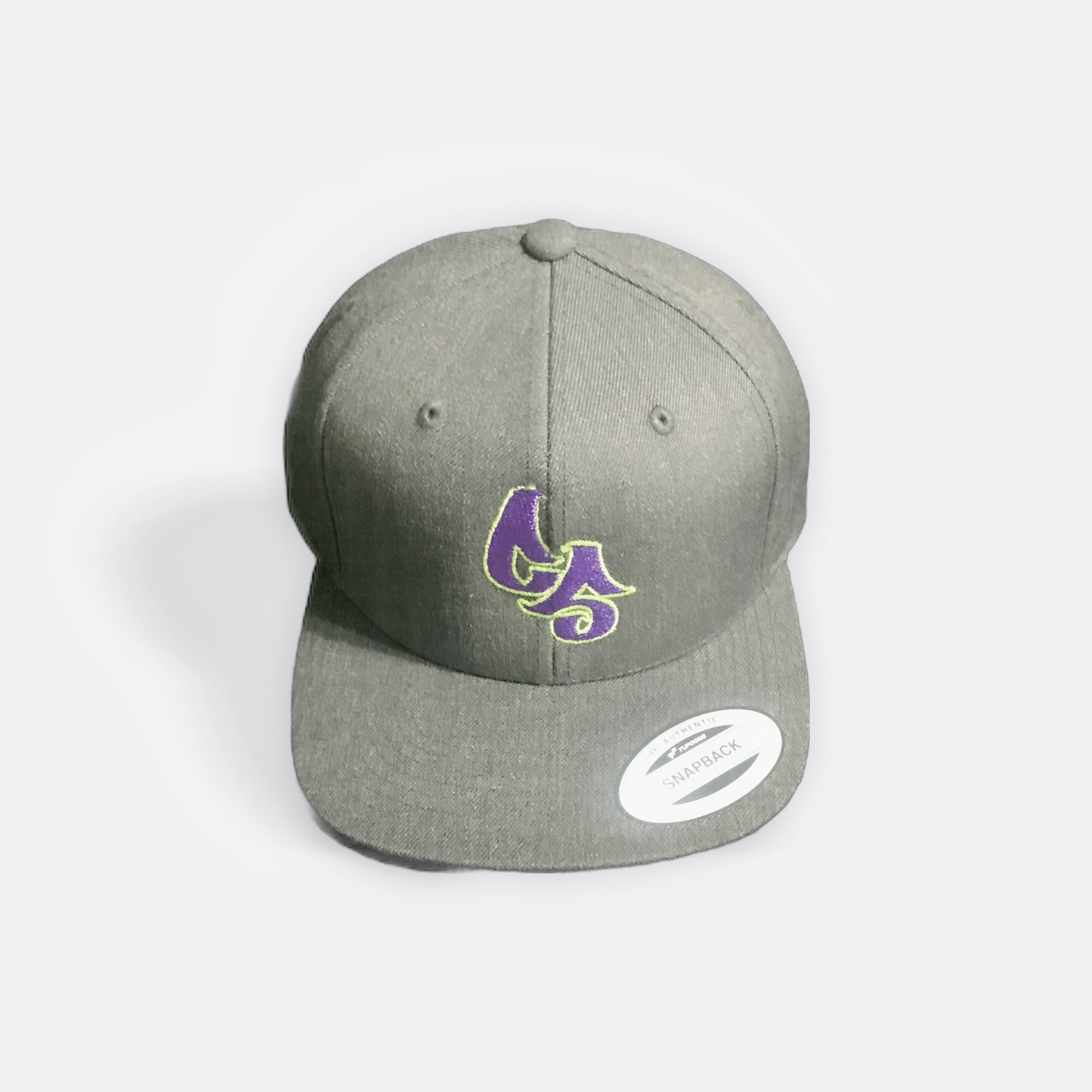 CS Snapback - Grey w/ purple