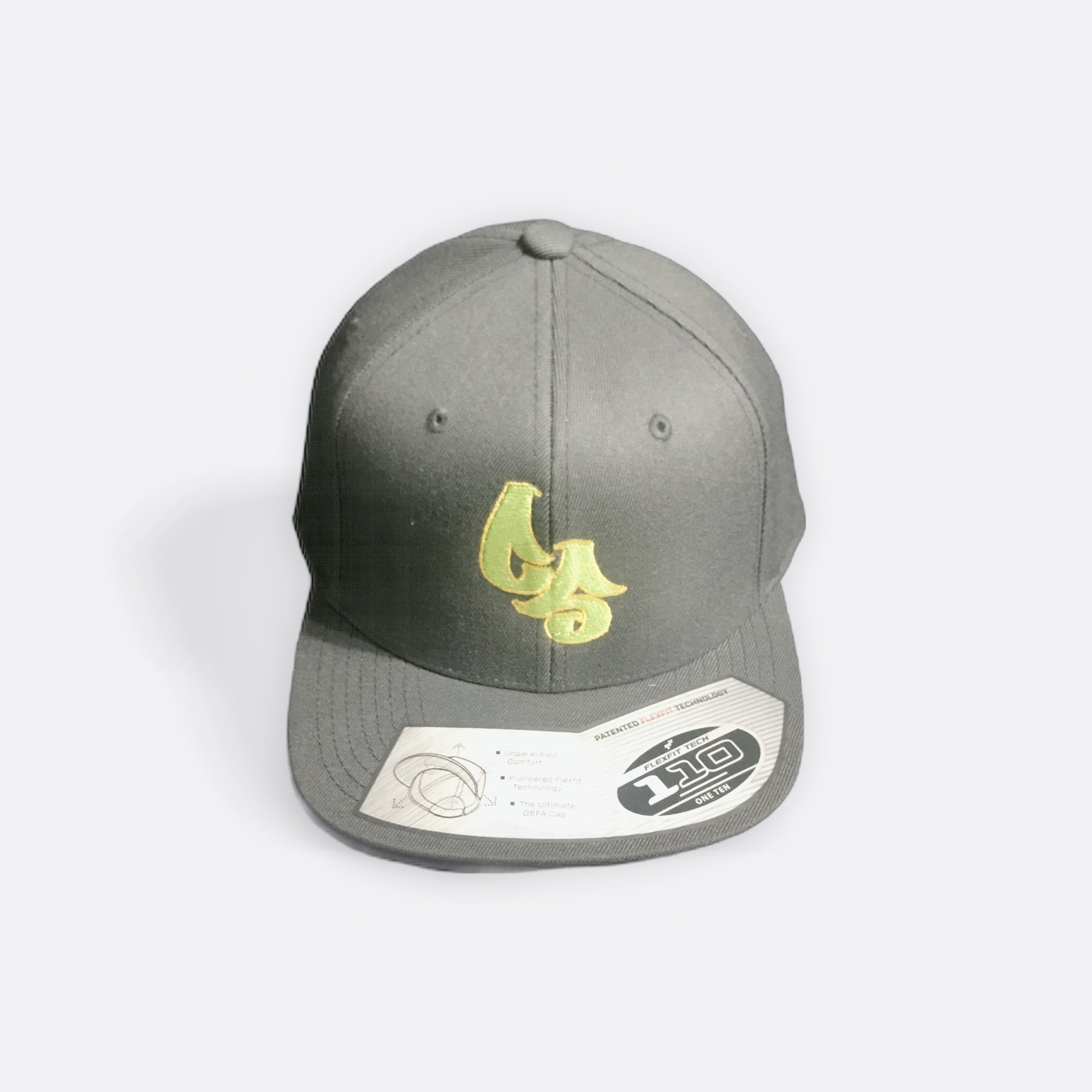 CS Snapback - Grey w/ green