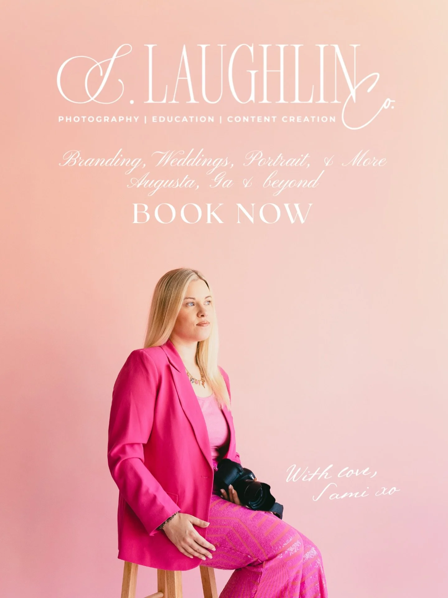 S Laughlin Co Photography 📸 Branding photographer, wedding photographer, portrait photographer, and more! 💖 Serving Augusta, GA and beyond! Book now!

Videography debuting in 2026 🥳🎥🎞️

#familyphotography #weddingphotography #brandingphotography
