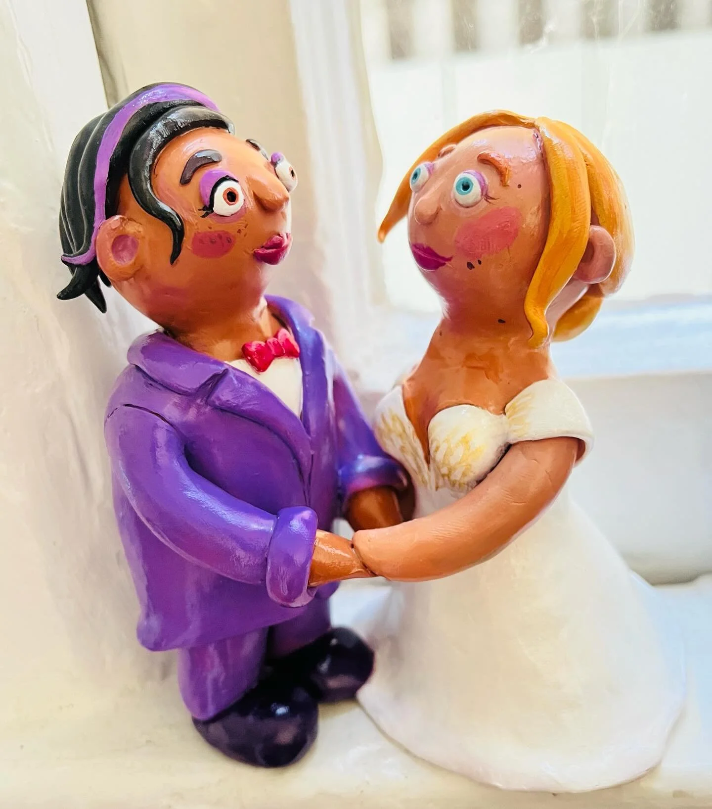 Part 1 of 4 ✨

I am sharing a series of four commissioned sculptures I made for a therapist to make her Sandplay Therapy sculpture collection more inclusive. In Sandplay, the participant chooses figures from a wide selection of objects and arranges t