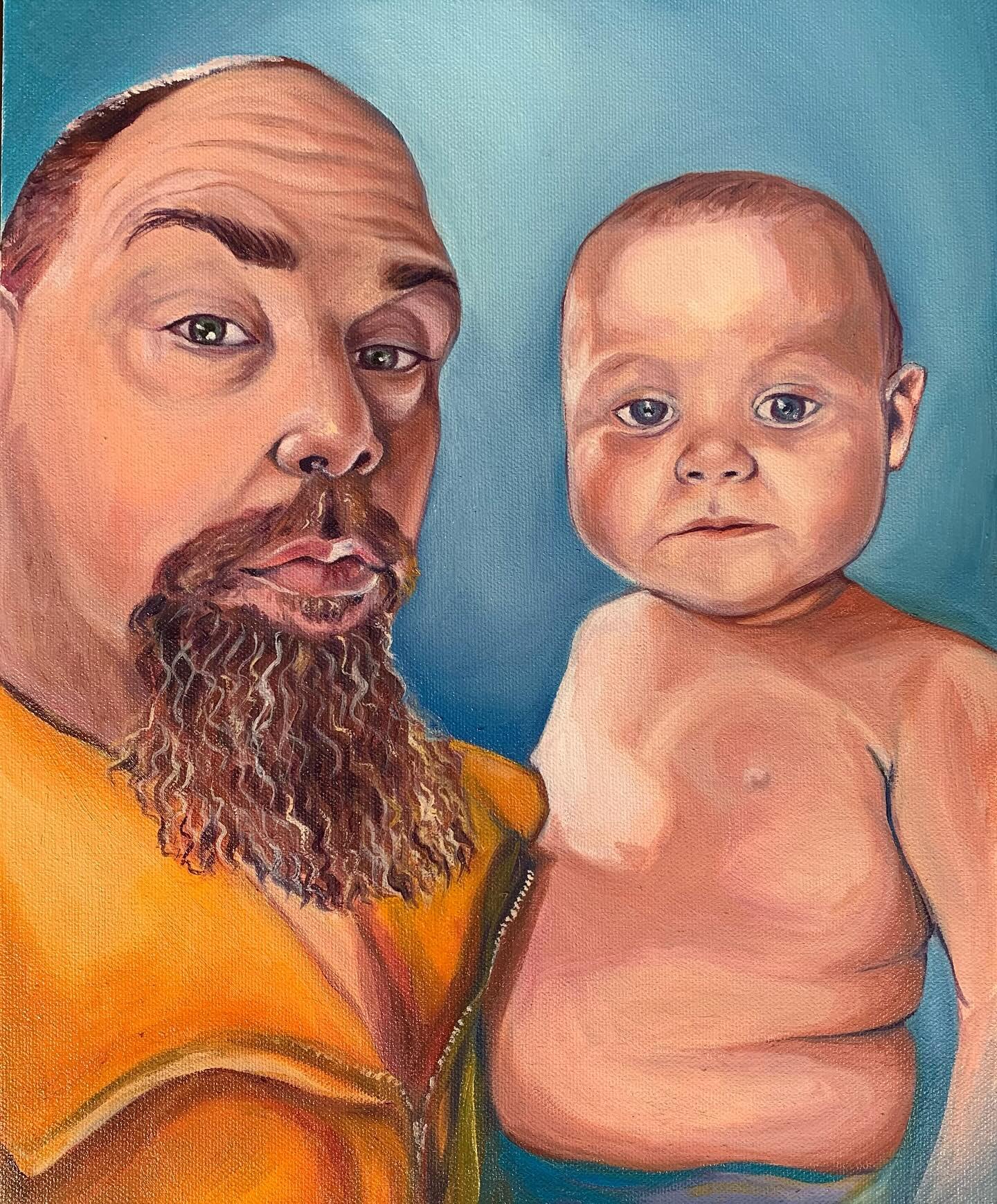 Sharing a Father&rsquo;s Day commission I did a couple years ago. This portrait really touched me, and it&rsquo;s been awhile since I&rsquo;ve shared a painting as I&rsquo;ve just been so immersed in sculpture.

The challenge and intrigue of portrait