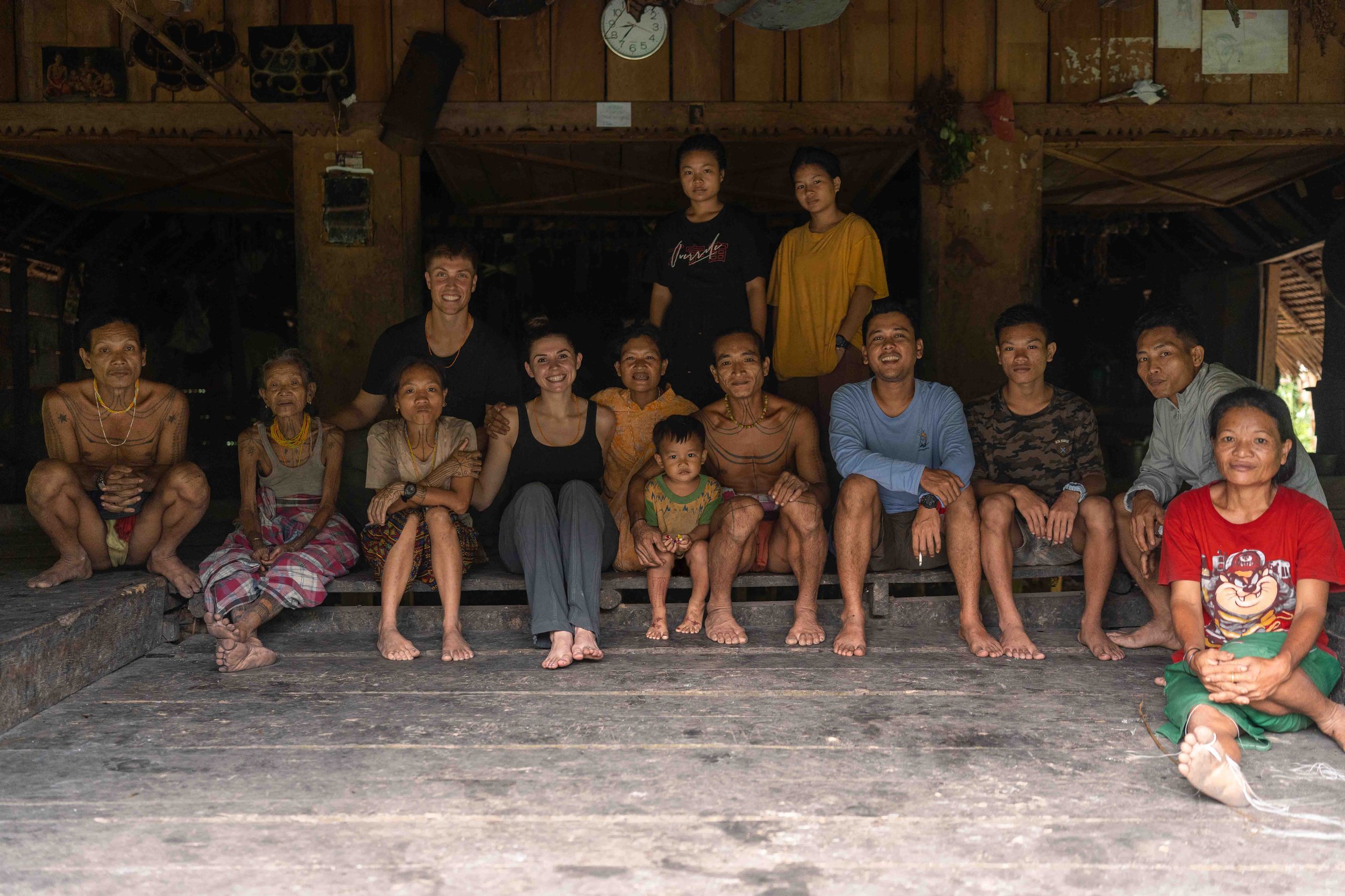 We got to take a picture with the whole family and our guide/translator before we left