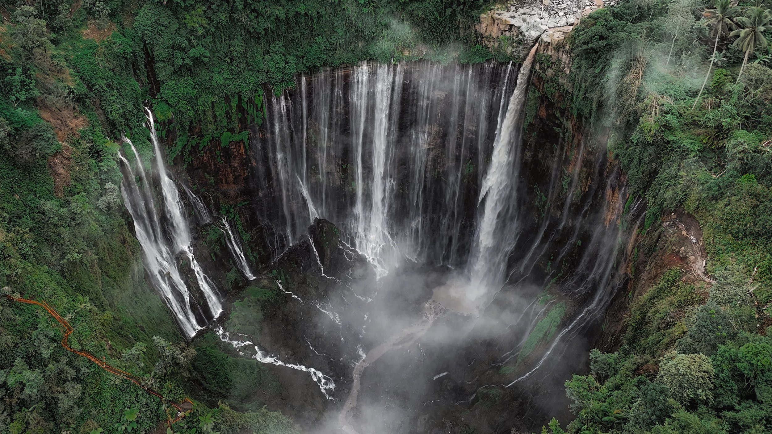 Tumpak Sewu was the first of 3 main stops through East Java