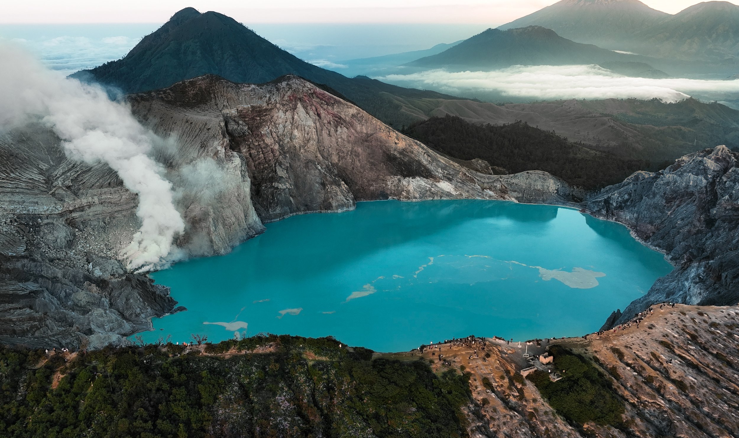 Once the sun was out, Ijen's electric blue acid crater lake was the final marvel to enjoy