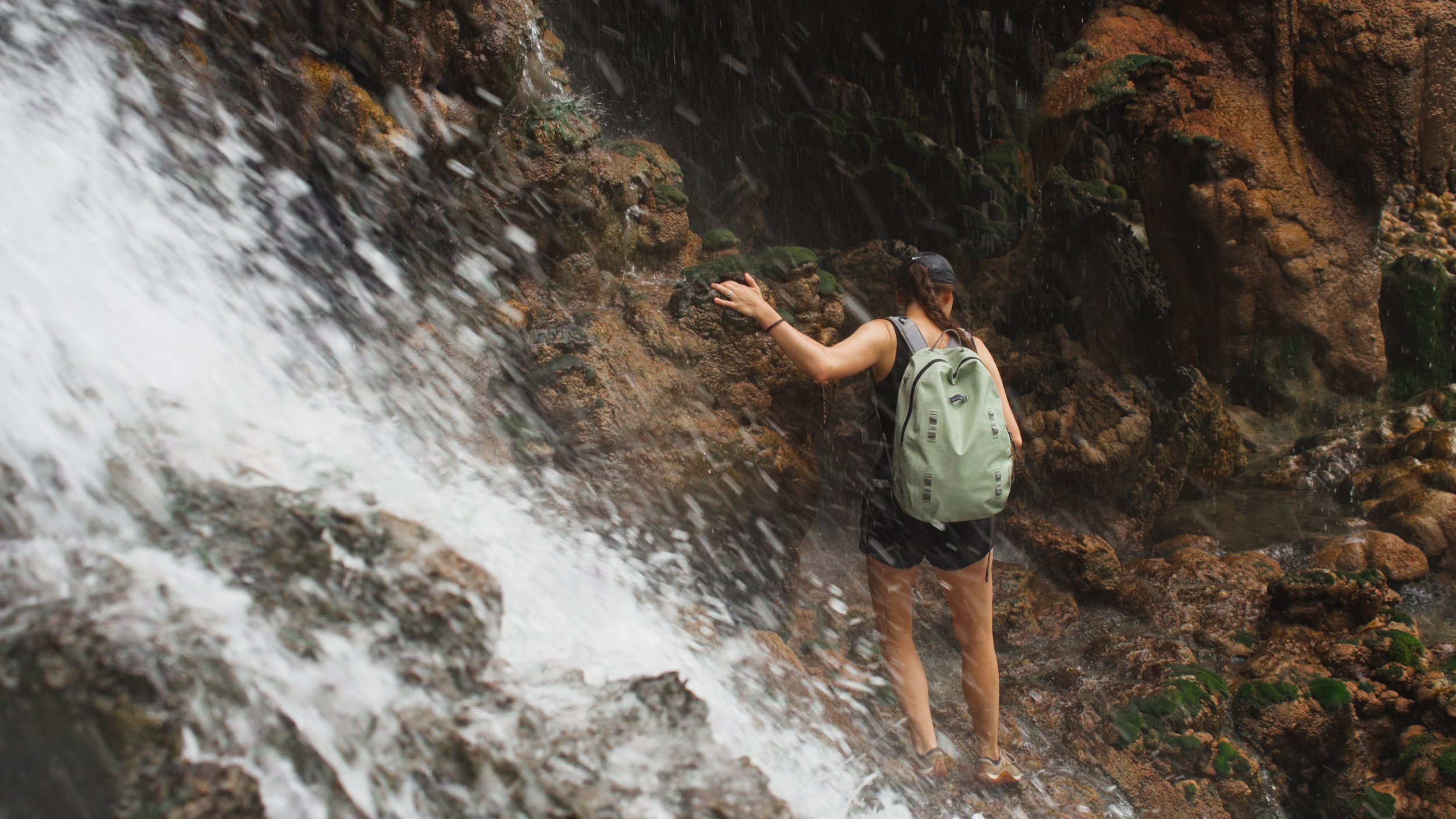 We actually got pretty soaked between all of the water crossings and water seemingly coming down from everywhere