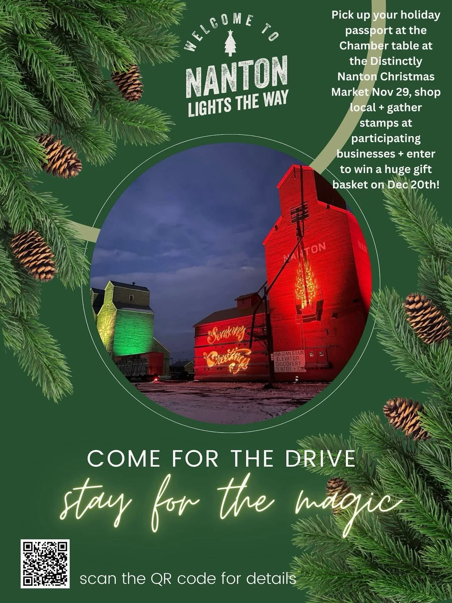 ✨ Nanton Lights the Way! ✨
The holiday magic has officially arrived in Nanton &mdash; and we&rsquo;re thrilled to help share the spirit of the season with our community. 🎄💫

Pick up your Holiday Passport at the Chamber table during the Distinctly N