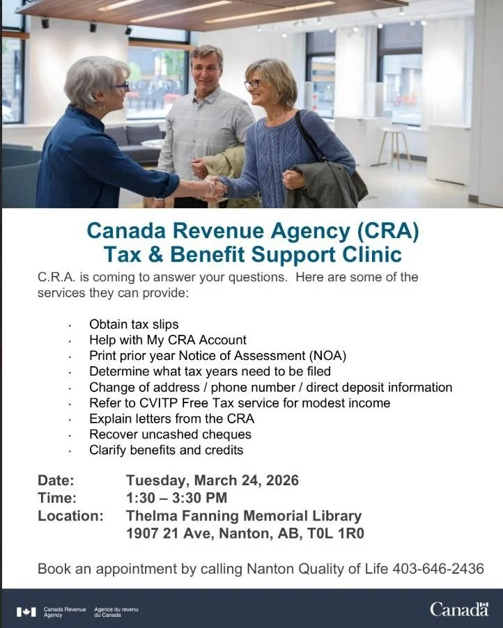 Canada Revenue Agency Tax &amp; Benefit Support Clinic