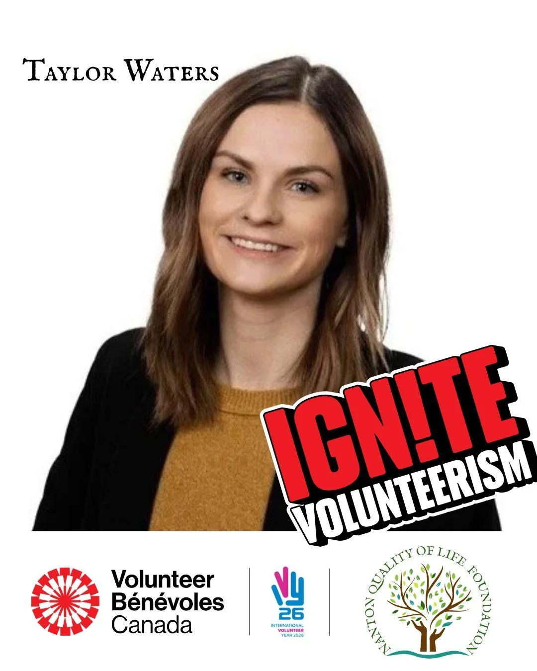 Spotlight on Dedication: Thank You, Taylor Waters
As we continue celebrating National Volunteer Week, we want to express our sincere gratitude to Taylor Waters, Vice Chair and a valued member of our Board of Directors at the Nanton Quality of Life Fo
