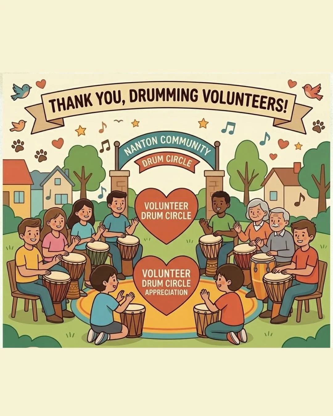 Our community is beating with a wonderful rhythm, thanks to our incredible volunteers! 🥁✨

As we celebrate National Volunteer Week, we want to give a massive shout-out to our Drum Circle volunteer, Gord Orchard. Your energy and passion bring so much