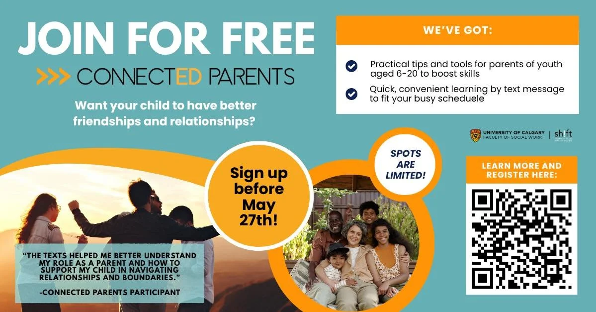 Help Your Kids Build Healthy Relationships &mdash; Right from Your Phone! 📱🧡

The Nanton Quality of Life Foundation is excited to share ConnectED Parents, a free text-messaging programme designed to help you support your children (ages 6&ndash;20) 