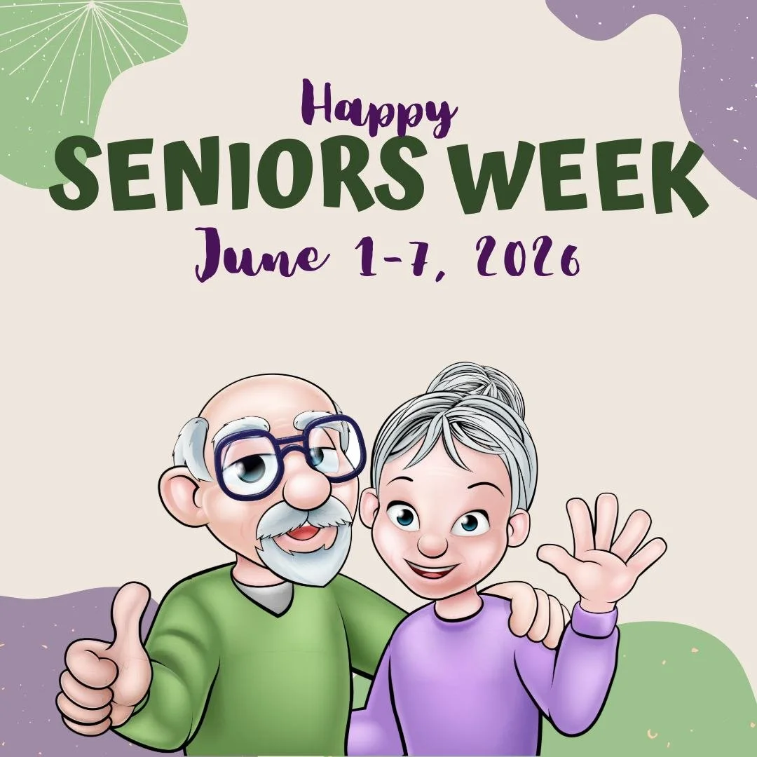 We have so many amazing seniors in our community, this week is the perfect chance to celebrate them! Buy a senior a coffee, muffin, take them for lunch or just stop by for a visit!

"Seniors&rsquo; Week has been recognized since 1986 to celebrat