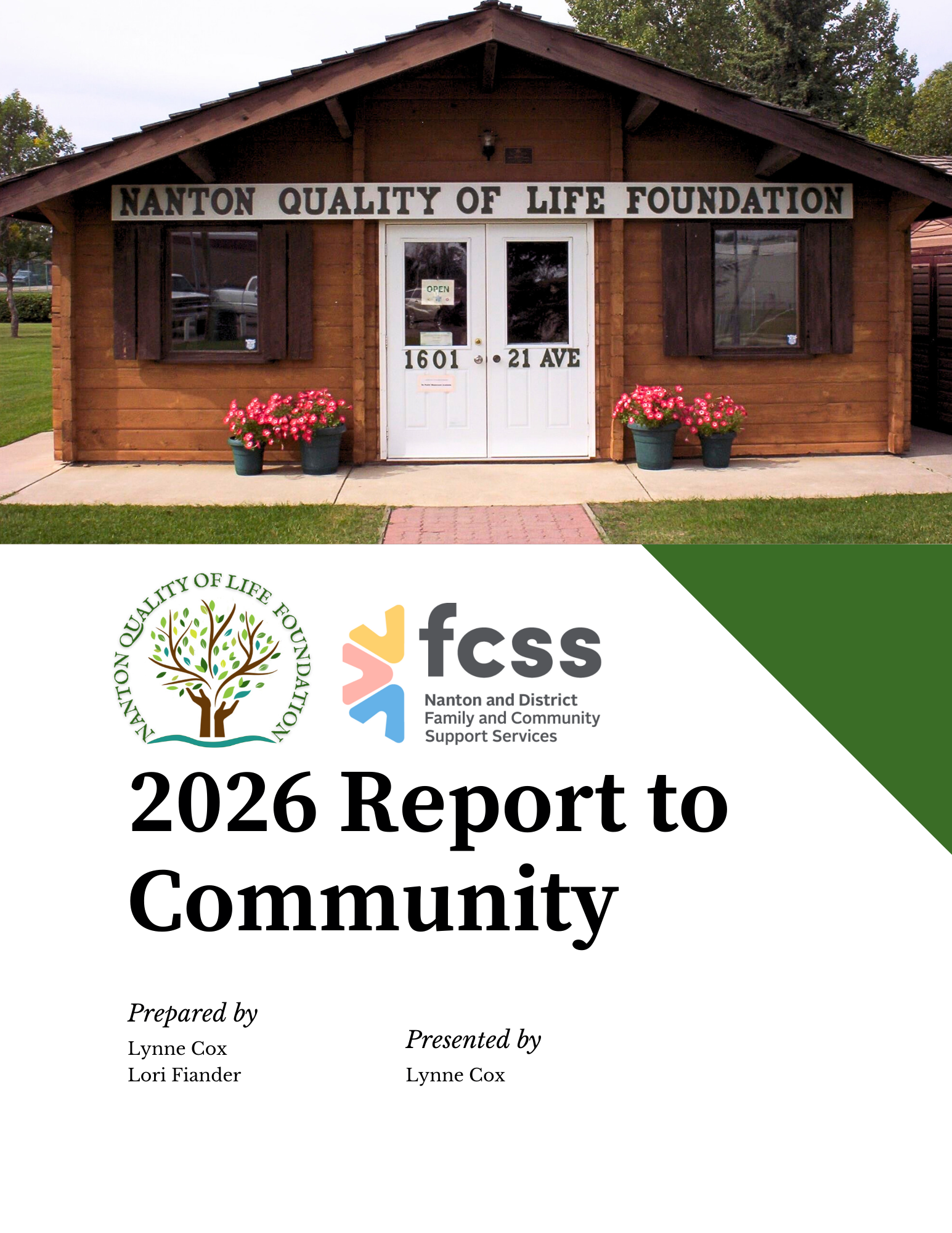 2026 Report to Community