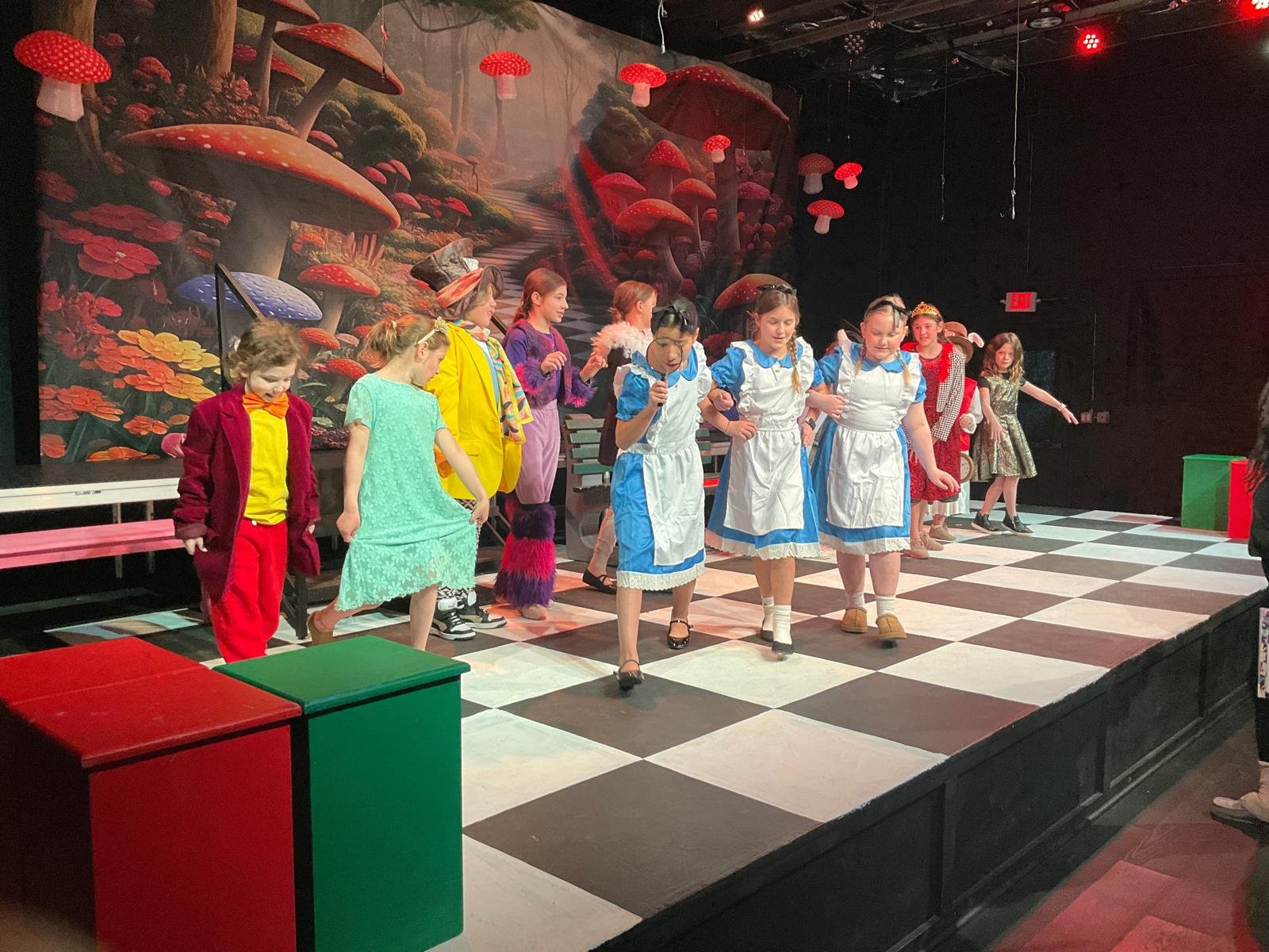Director for Minis program and Production Assistant for Junior program for Alice in Wonderland Jr. with Porch Light Productions (New Jersey, 2025).