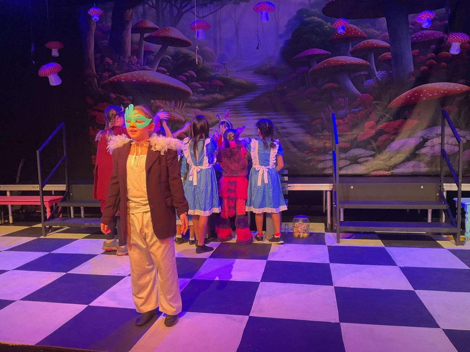 Director for Minis program and Production Assistant Junior program for Alice in Wonderland Jr. with Porch Light Productions (New Jersey, 2025).