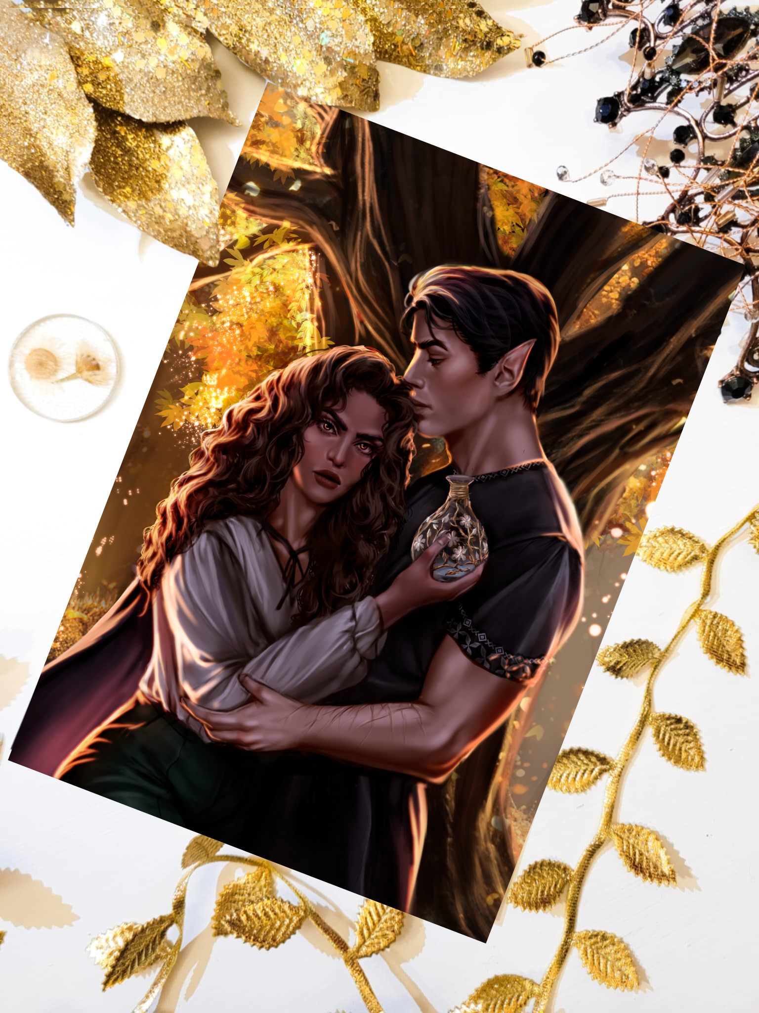 Mora and Zadriel 5 by 7 Print by mien.artist.png