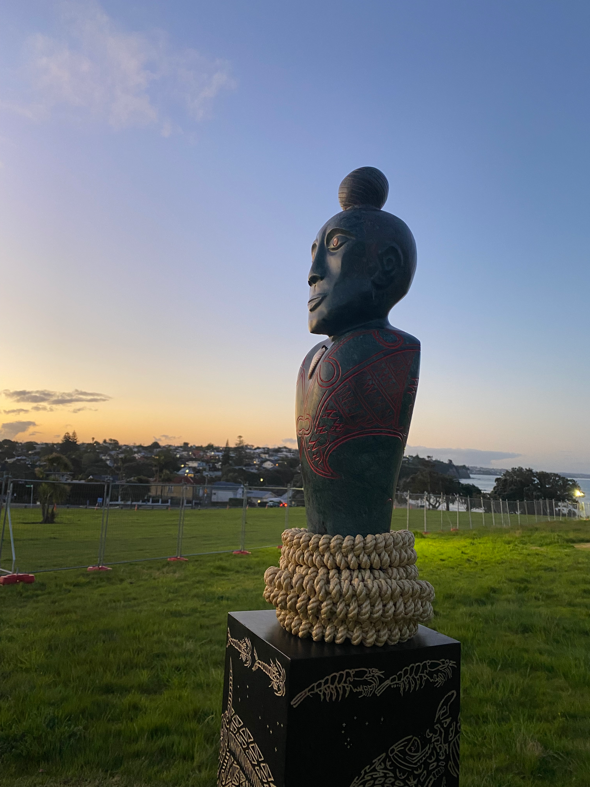 Cloaked Chief, Council of Ancestors, 2023. Serpentine. 