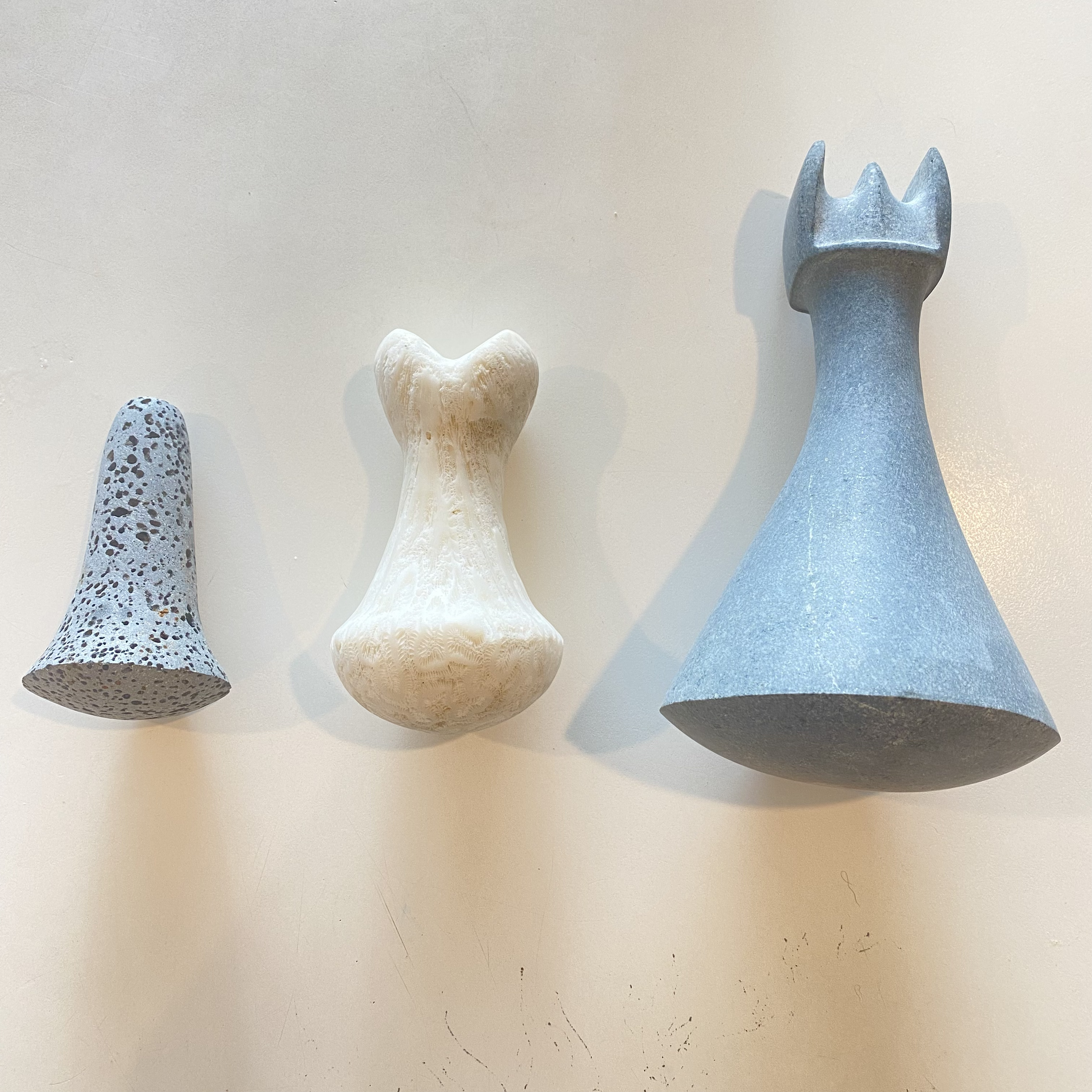 Custom pounder for a private collection, 2023.
Basalt, Coral, Andesite.
