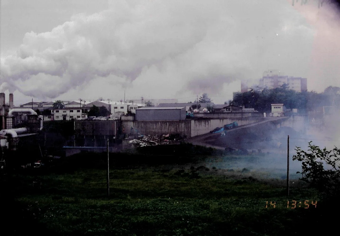 Incinerator Emissions Transported Toward NAF Atsugi with Downwash Effects