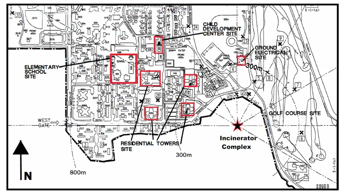 Base Map of NAF Atsugi in 1998
