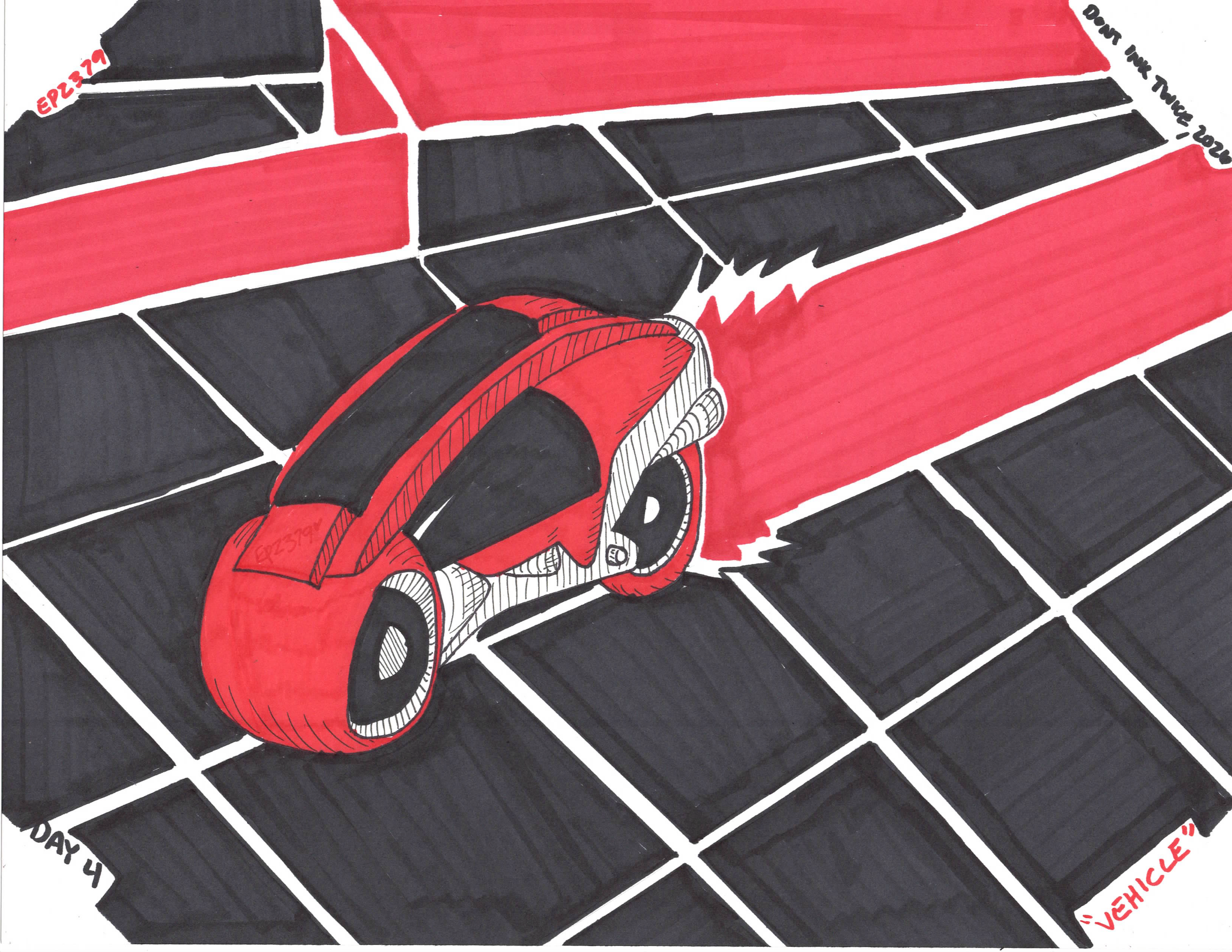 Ah yes. The time has come early to illustrate stuffs related to the TRON series, particularly in reference to the Light Cycle. The sounds, the light trails. One of my favorite vehicles from fiction!

Fight for the users, Doodlers!
Happy #dontinktwice