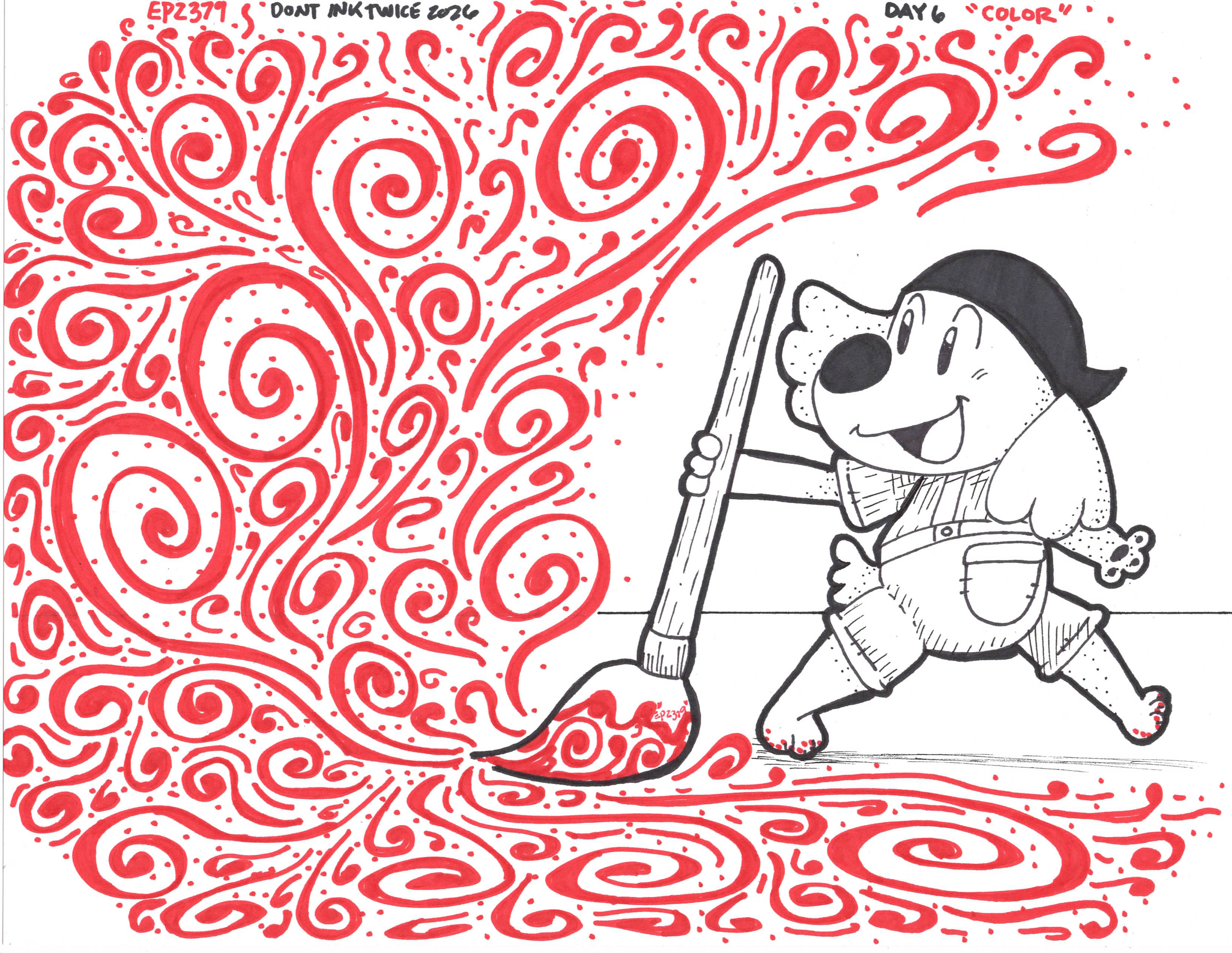 Always a good time when I'm able to revisit one of my favorite games from the last few years in these drawing challenges. It is very apropos to say that Chicory: A Colorful Tale had a supremely positive impact on me. I will always recommend it.

You 