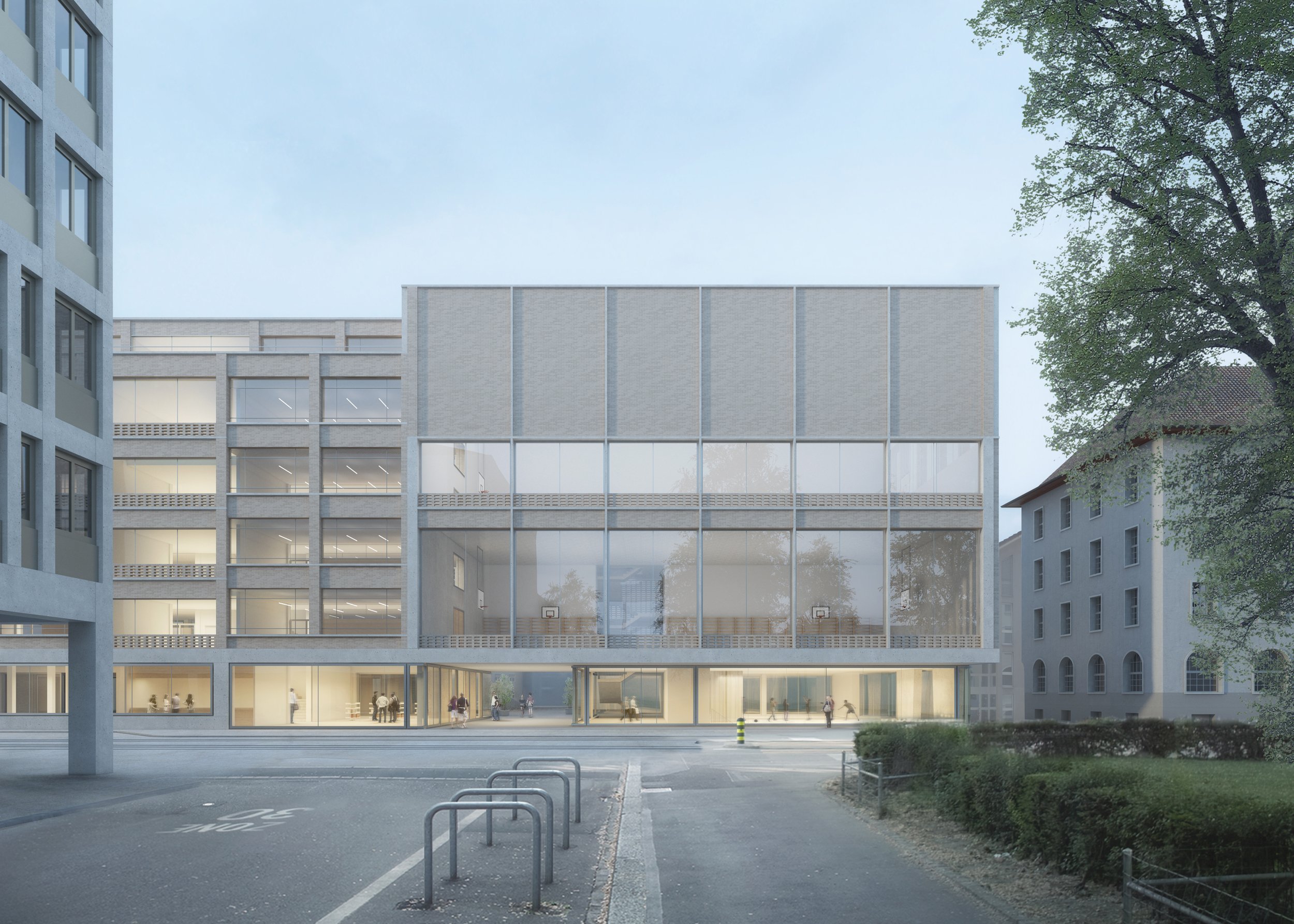 Ersatzneubau BBZ Stadt Z rich STUDIOMORI