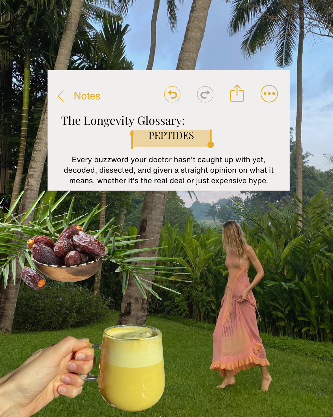 The Longevity Glossary: PEPTIDES