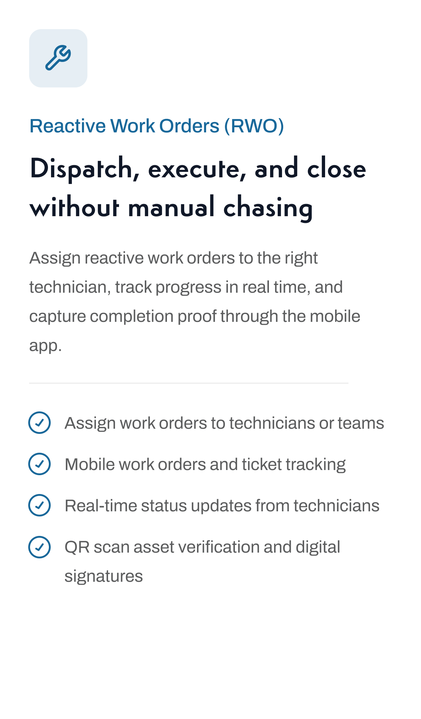 Preventive maintenance scheduling software for facility assets in NETIX AI CAFM system