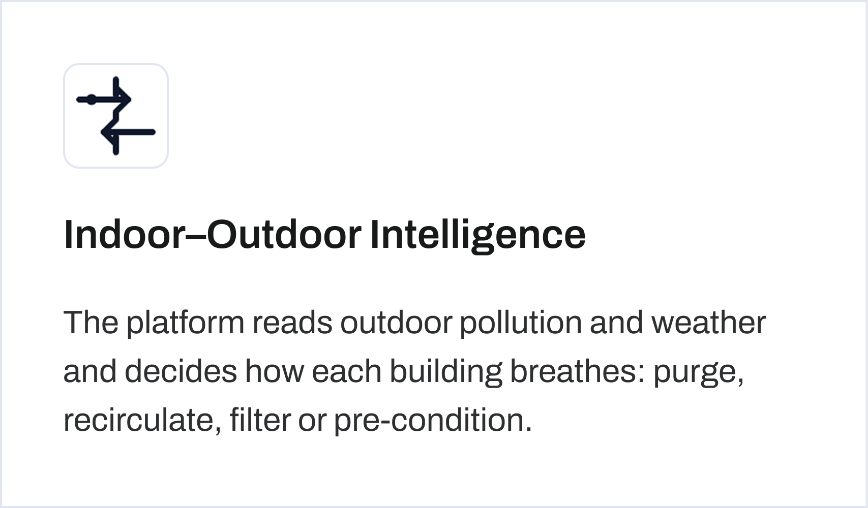 AI indoor and outdoor air quality intelligence for ventilation, filtration and HVAC control