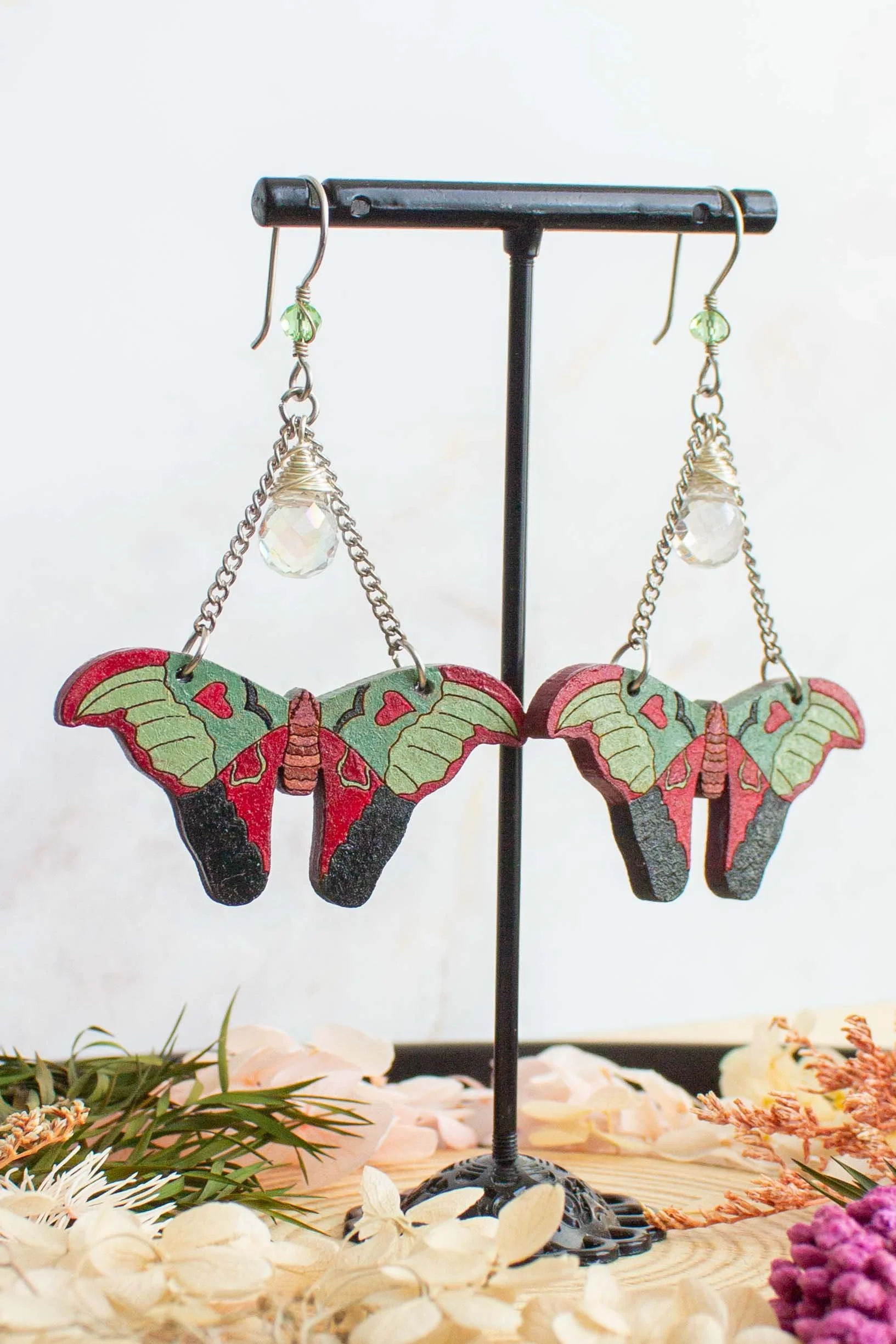 hand-painted-butterfly-earrings-laser-cut-plywood-red-and-green-3.jpg
