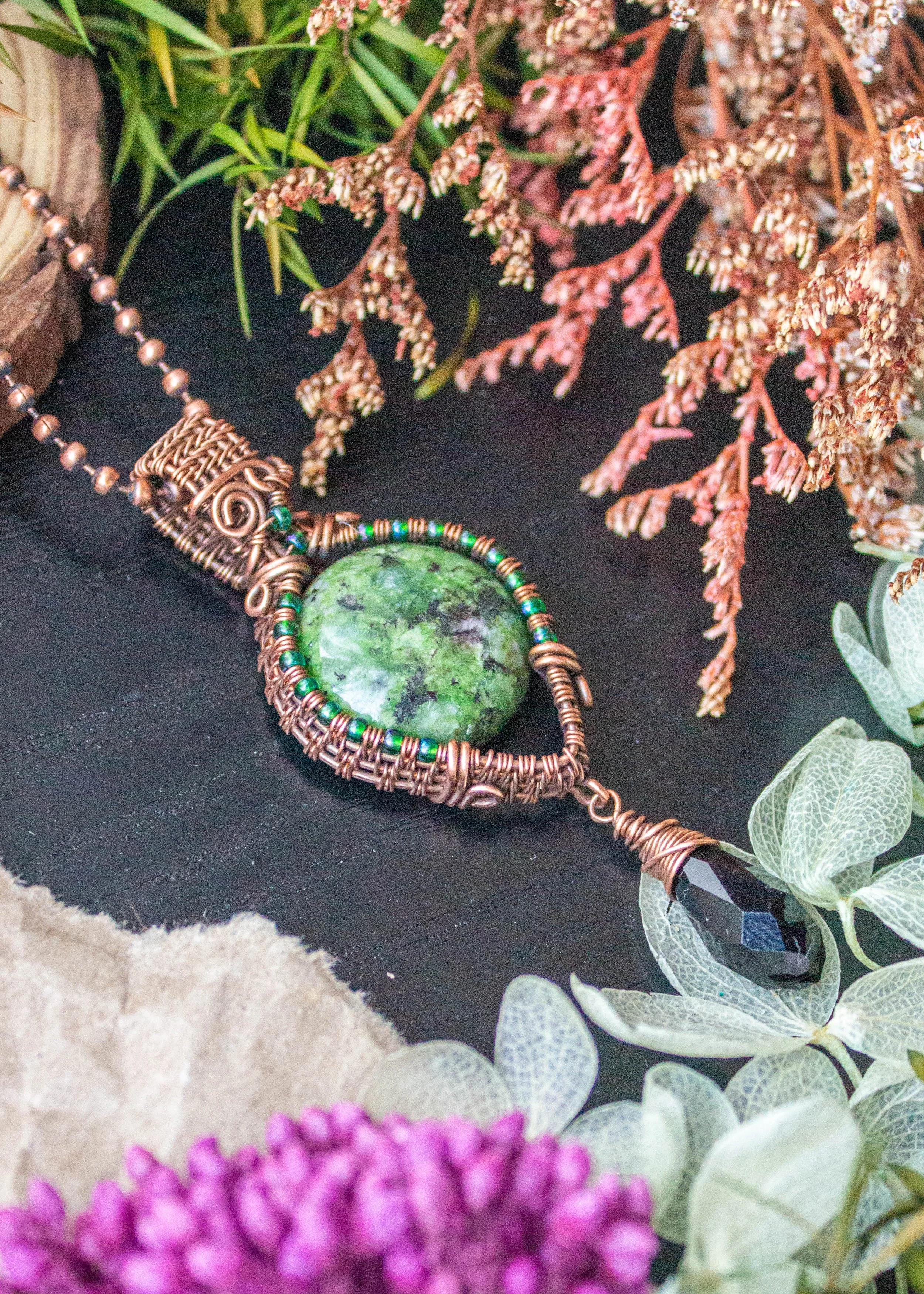 wire-wrapped-zoisite-pendant-with-black-briolette-3706-min.jpg
