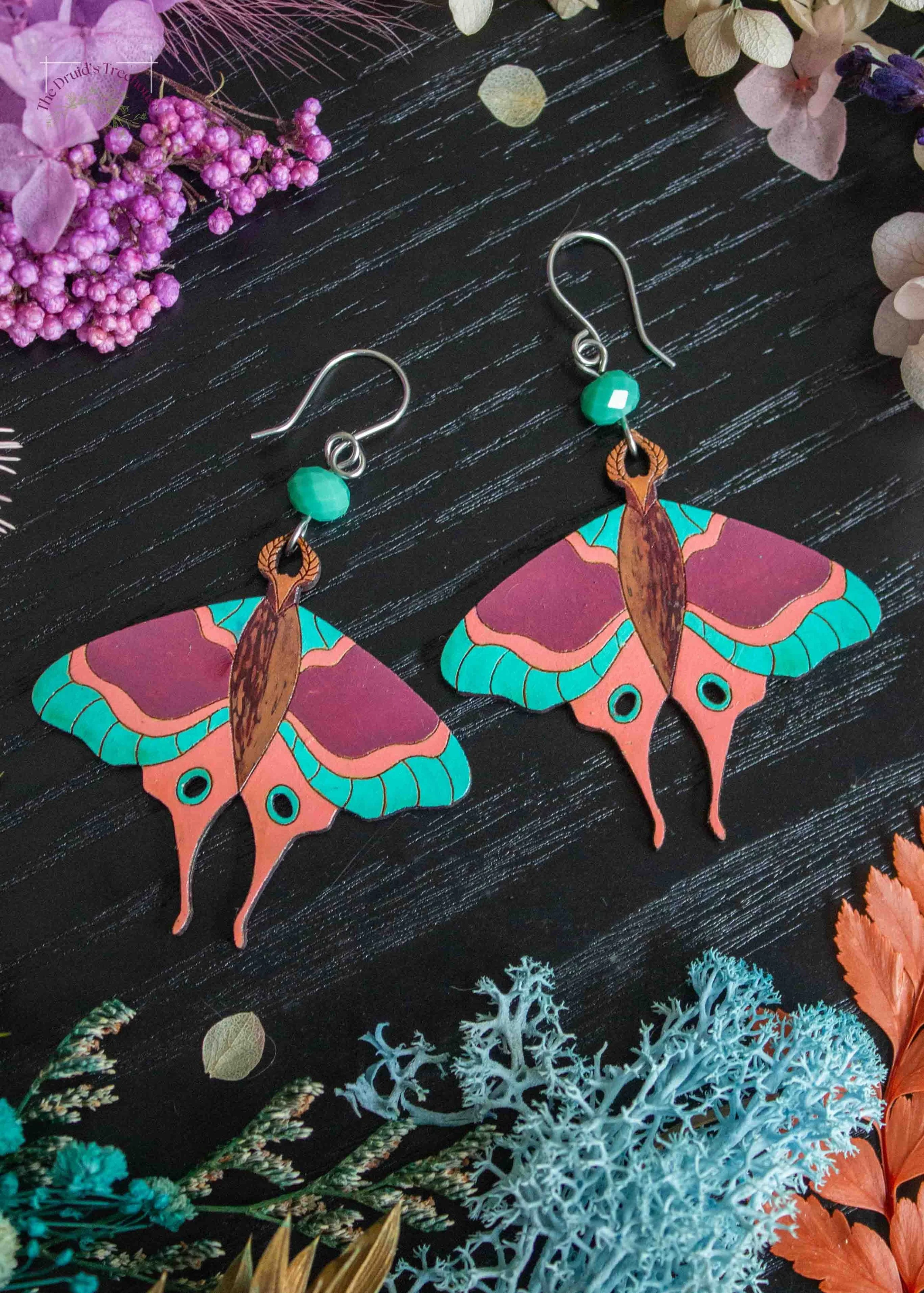 Laser Cut Butterfly Dangle Earrings