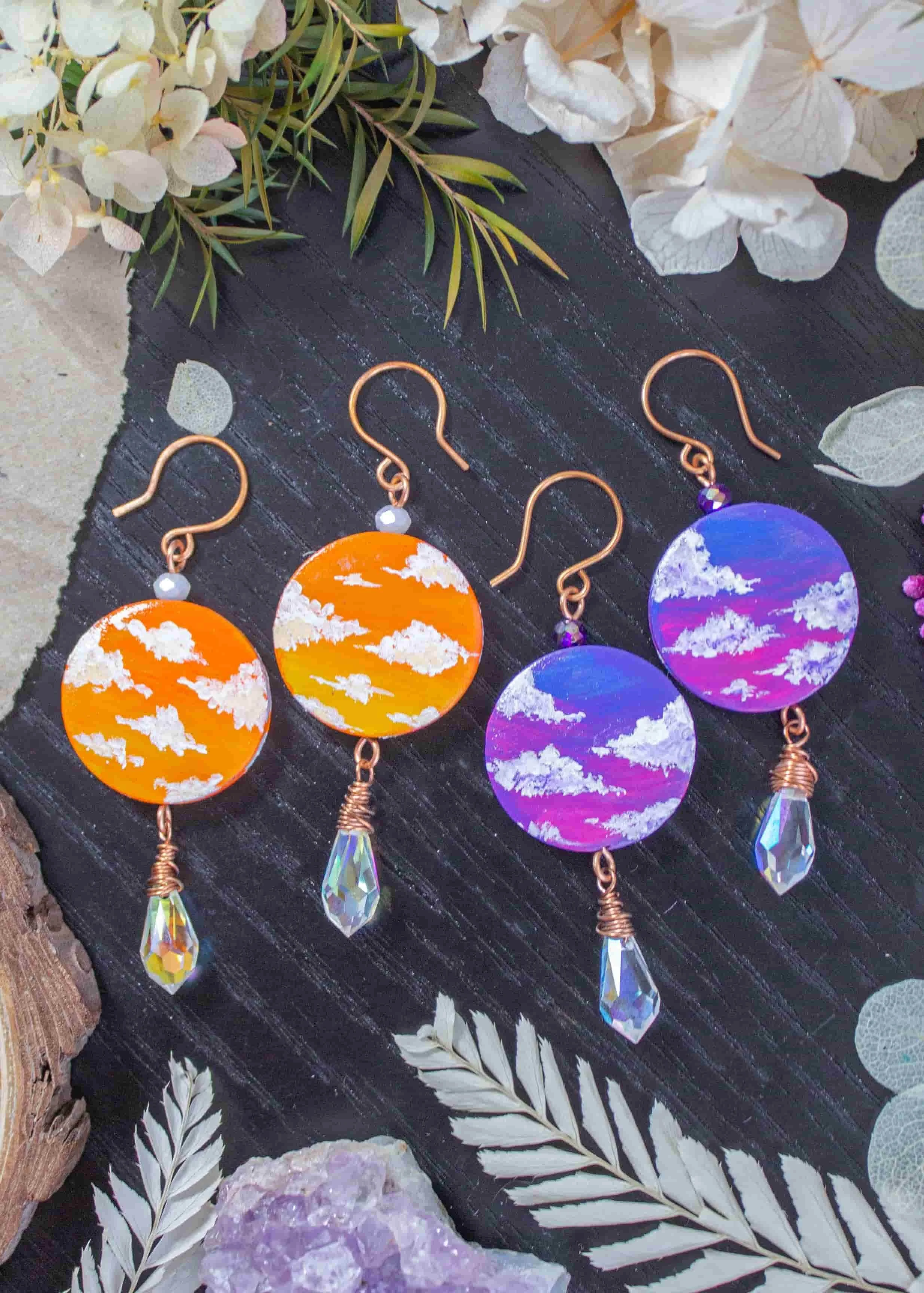 Cloudy Sky Earrings
