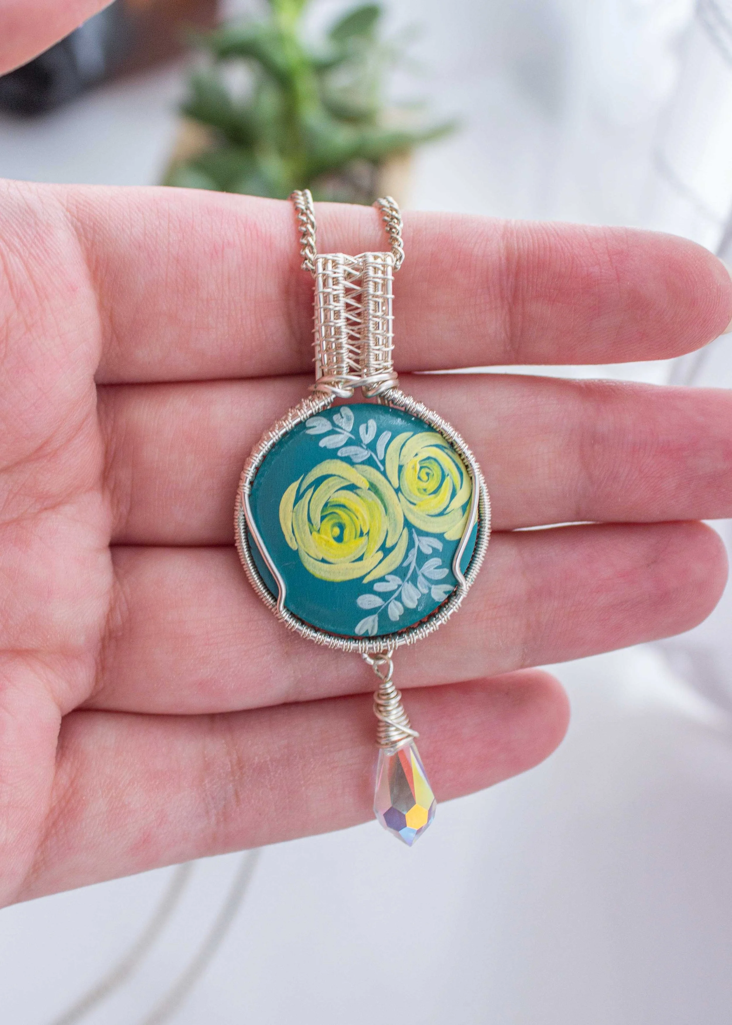 hand-painted-yellow-roses-pendant-wire-wrapped-silver-plated-3613.jpg