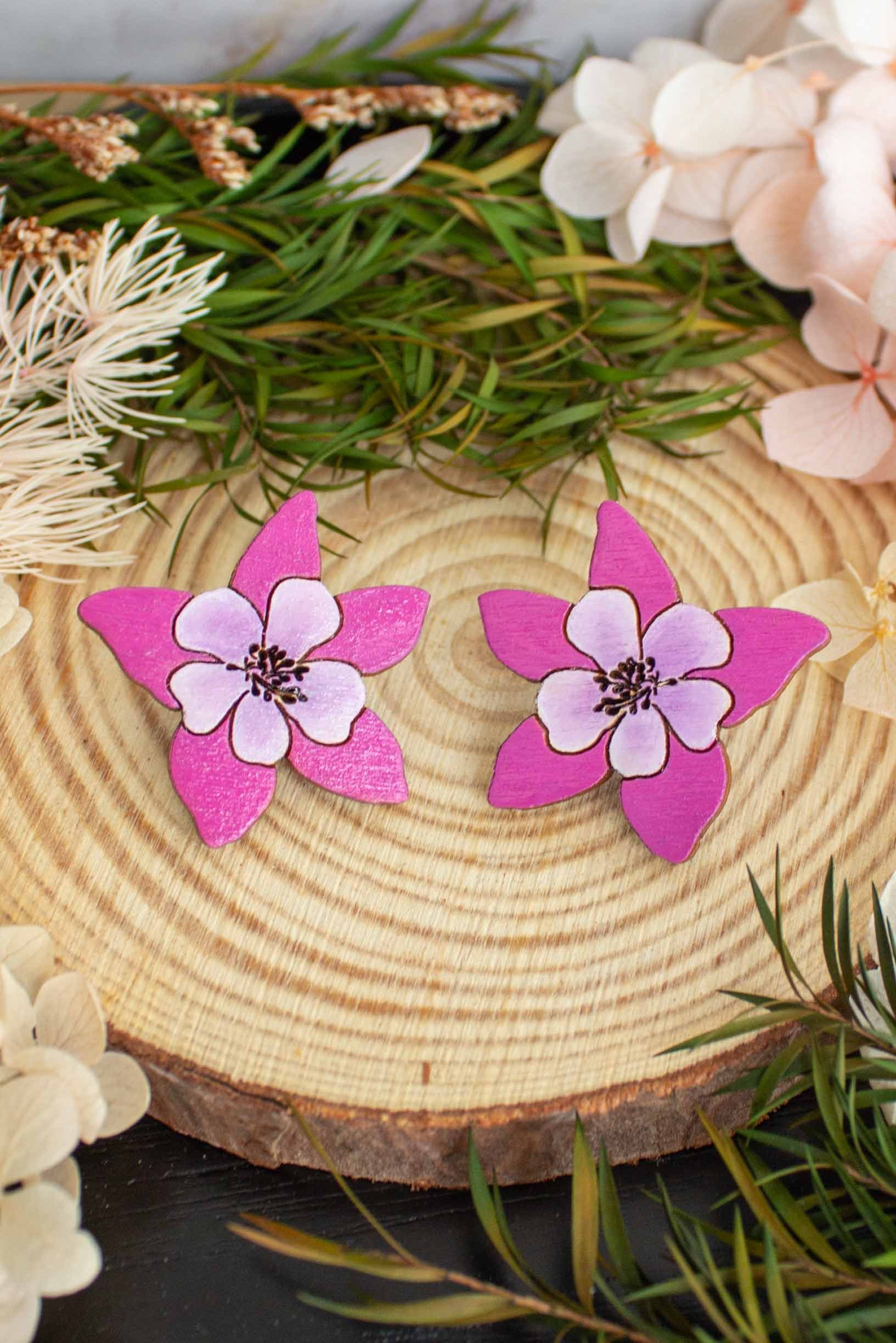 hand-painted-purple-columbine-stud-earrings-laser-cut-plywood-1.jpg