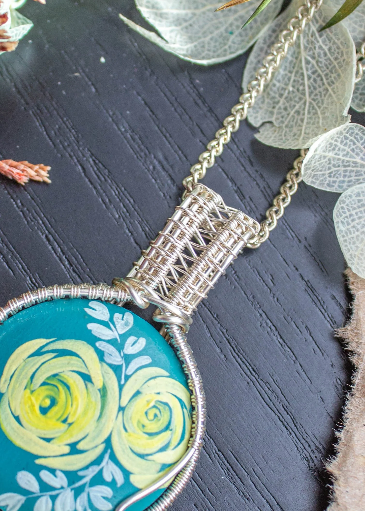 hand-painted-yellow-roses-pendant-wire-wrapped-silver-plated-3606.jpg