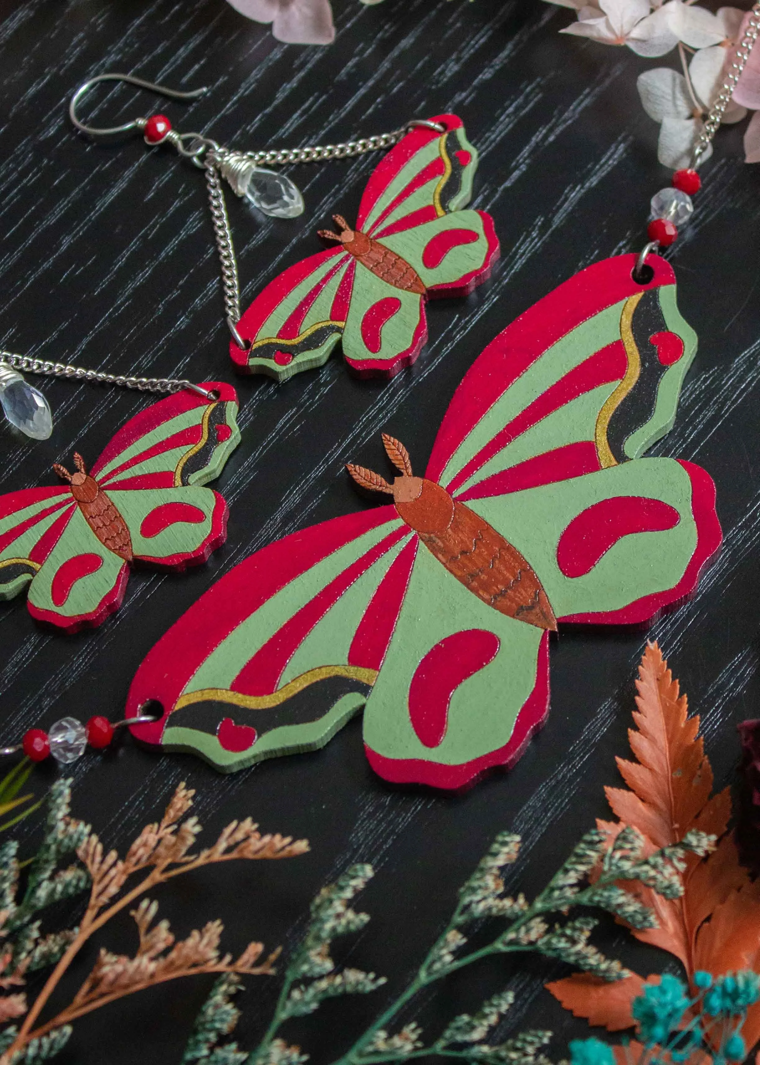 hand-painted-butterfly-earrings-red-and-green-moth-pendant-5.jpg
