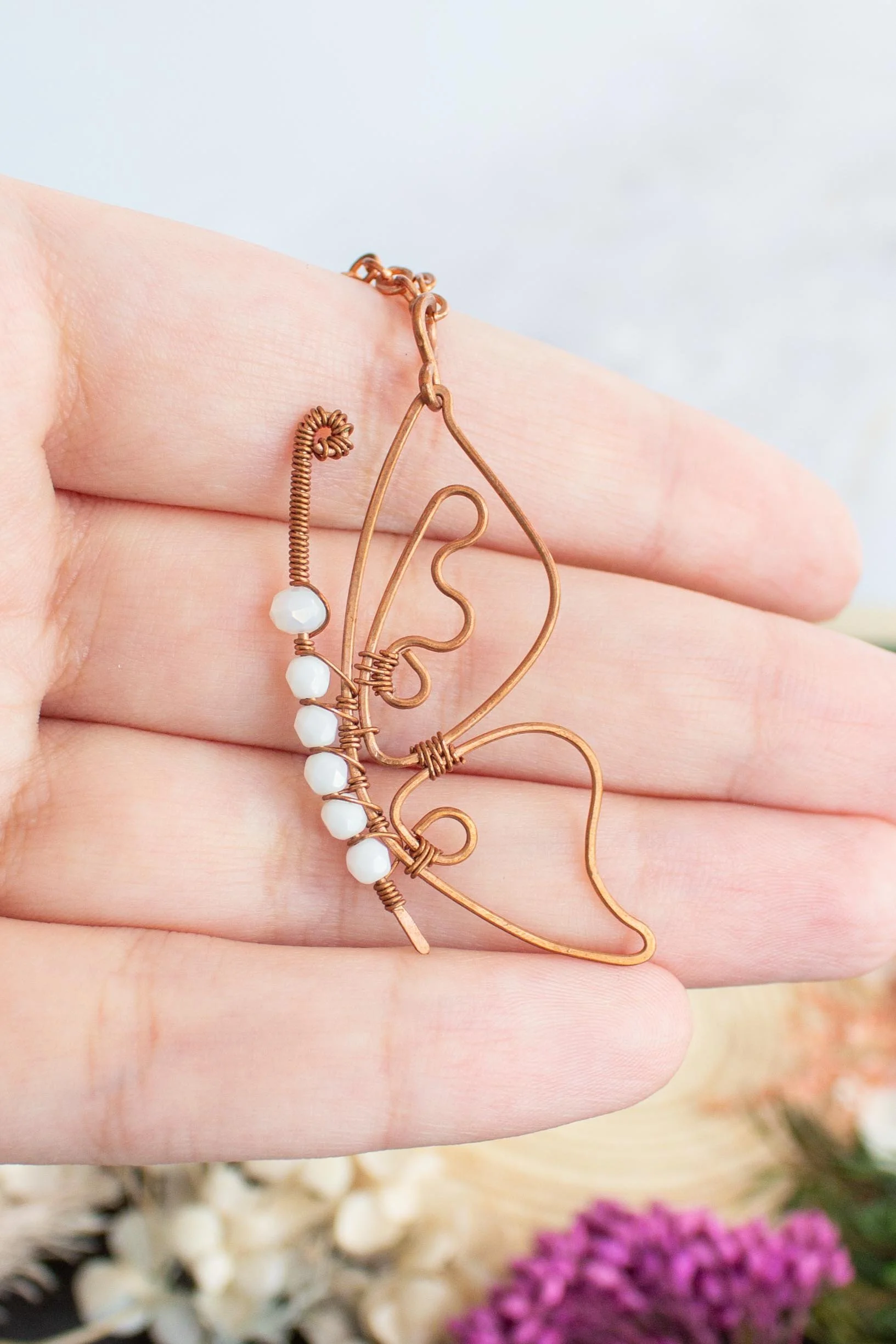 copper-butterfly-pendant-wire-wrapped-jewellery-with-white-beads-2.jpg