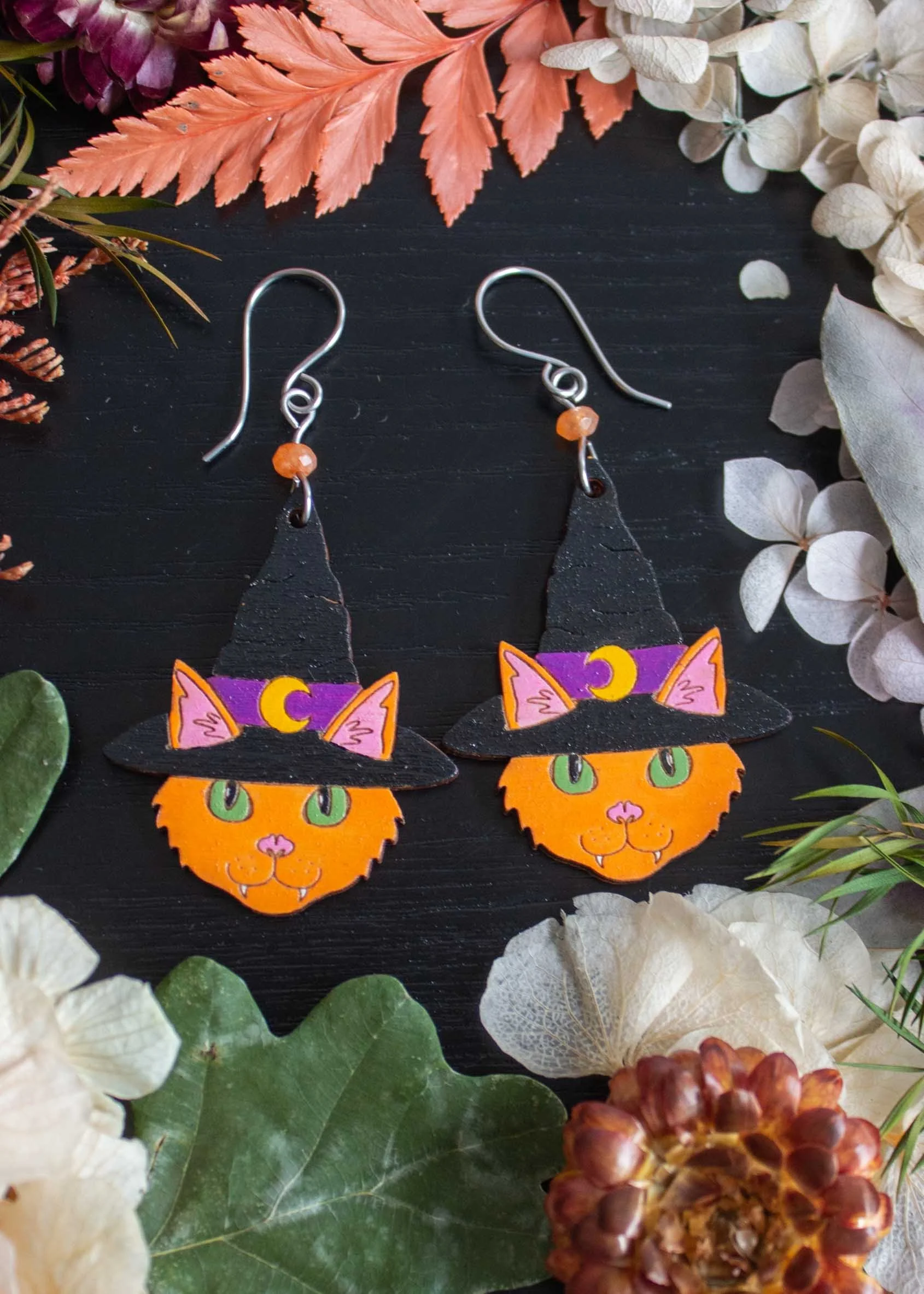 hand-painted-witch-hat-cat-earrings-1.jpg