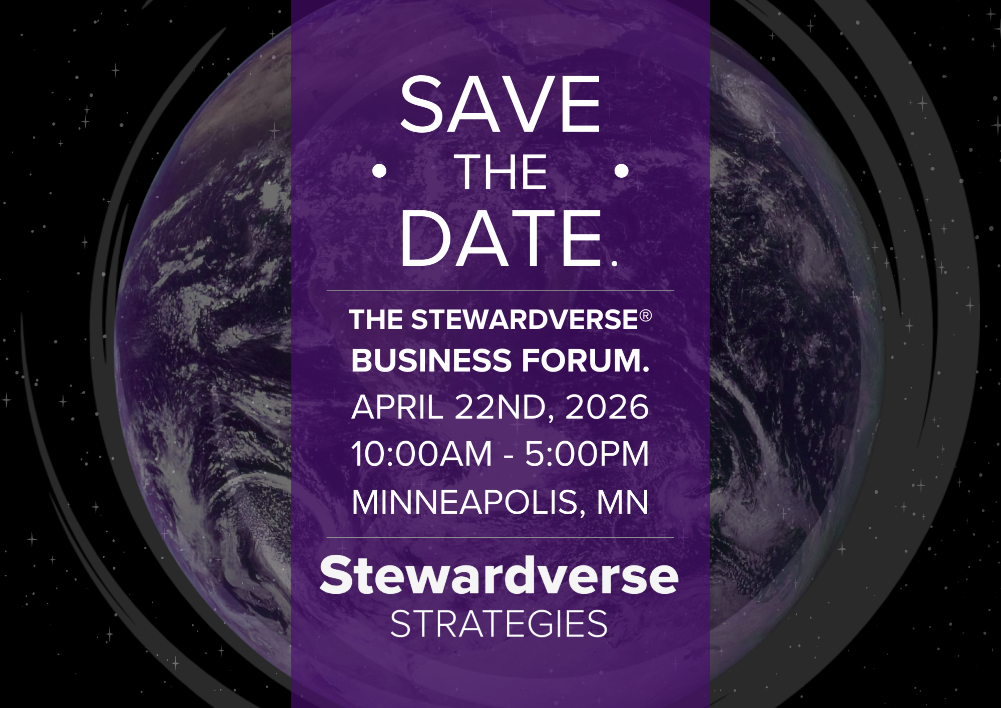 The Stewardverse Business Forum.