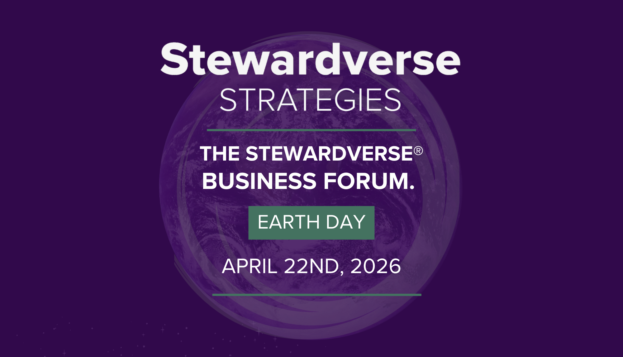 The Stewardverse Business Forum.