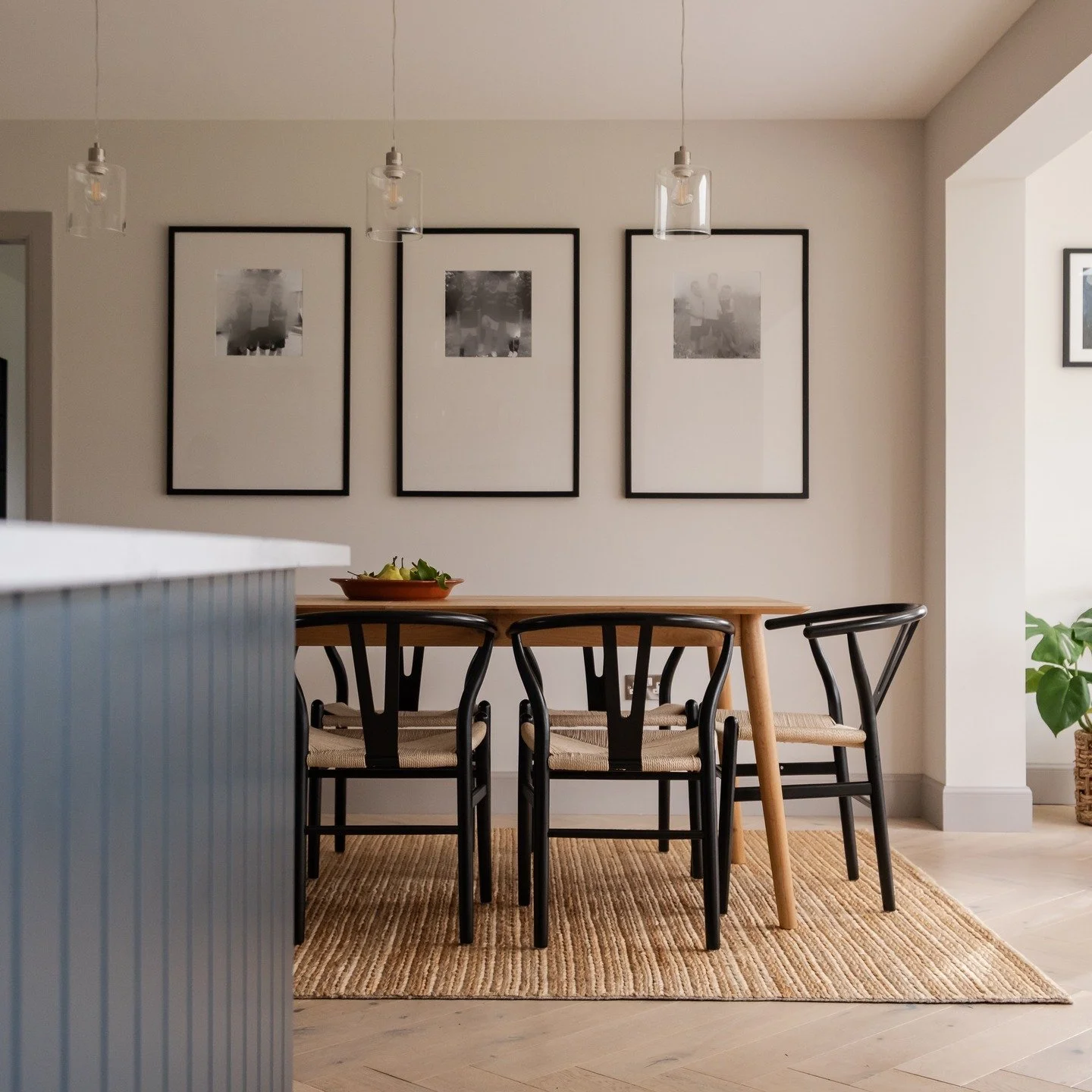 In the dining area of our Balado project we stayed true to the modern country style of the overall house, whilst bringing in some more contemporary elements to keep it fresh and relaxed but still special enough for entertaining.

As usual, I&rsquo;m 
