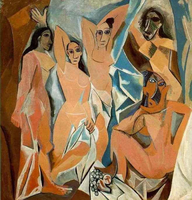 Les Demoiselles d'Avignon, 1907, Pablo Picasso