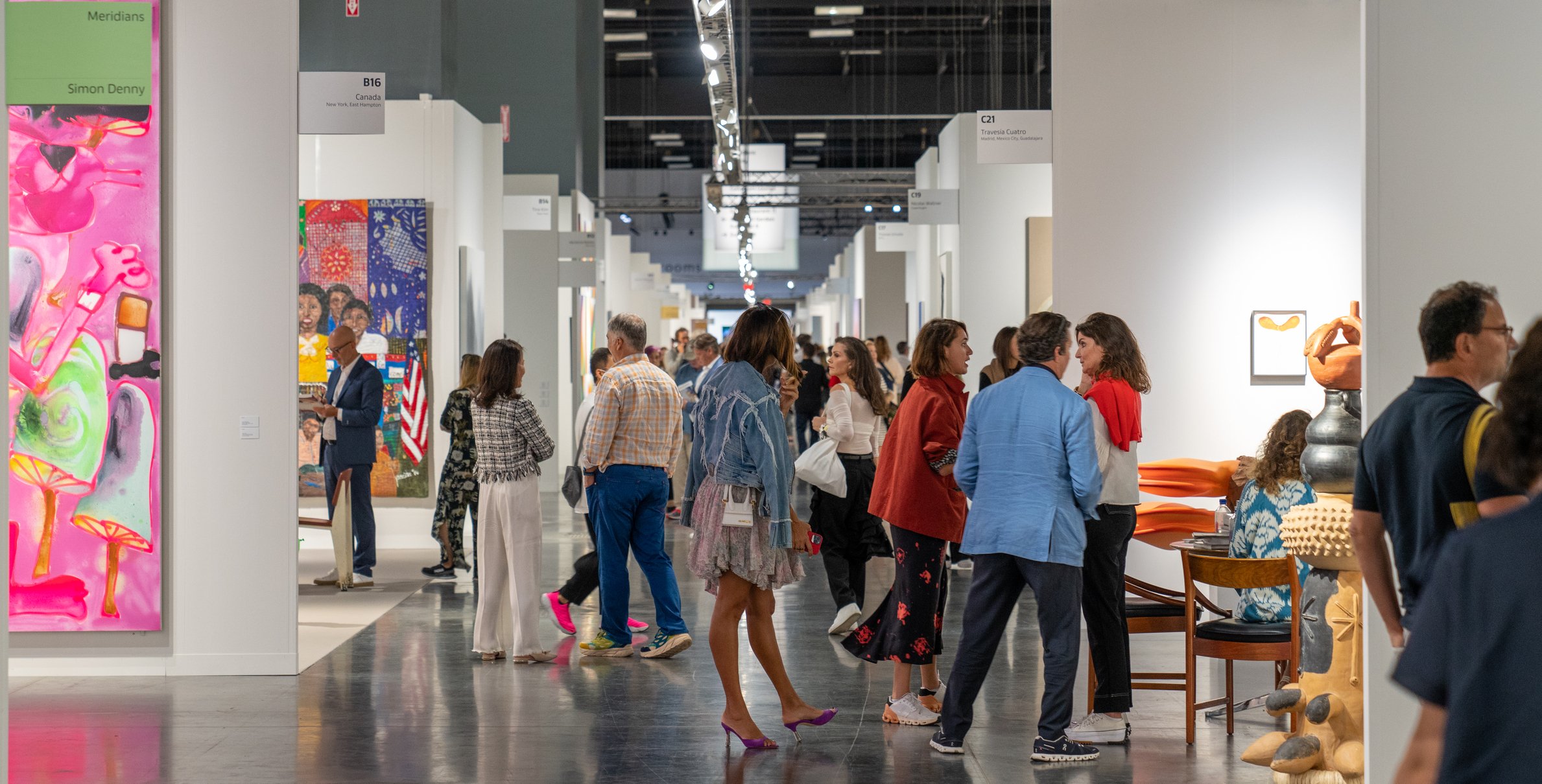 Mega art fair (Art Basel Miami pictured)
