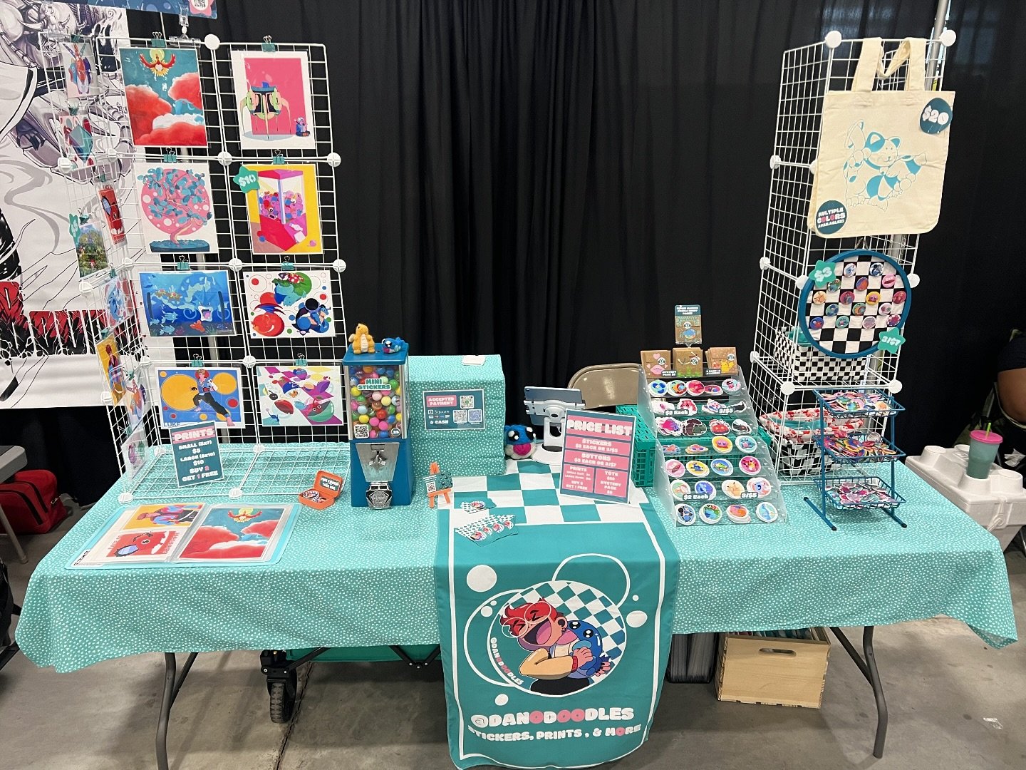 Super excited for the day ahead #nashvillecomicon #artistalley #artist #digitalart