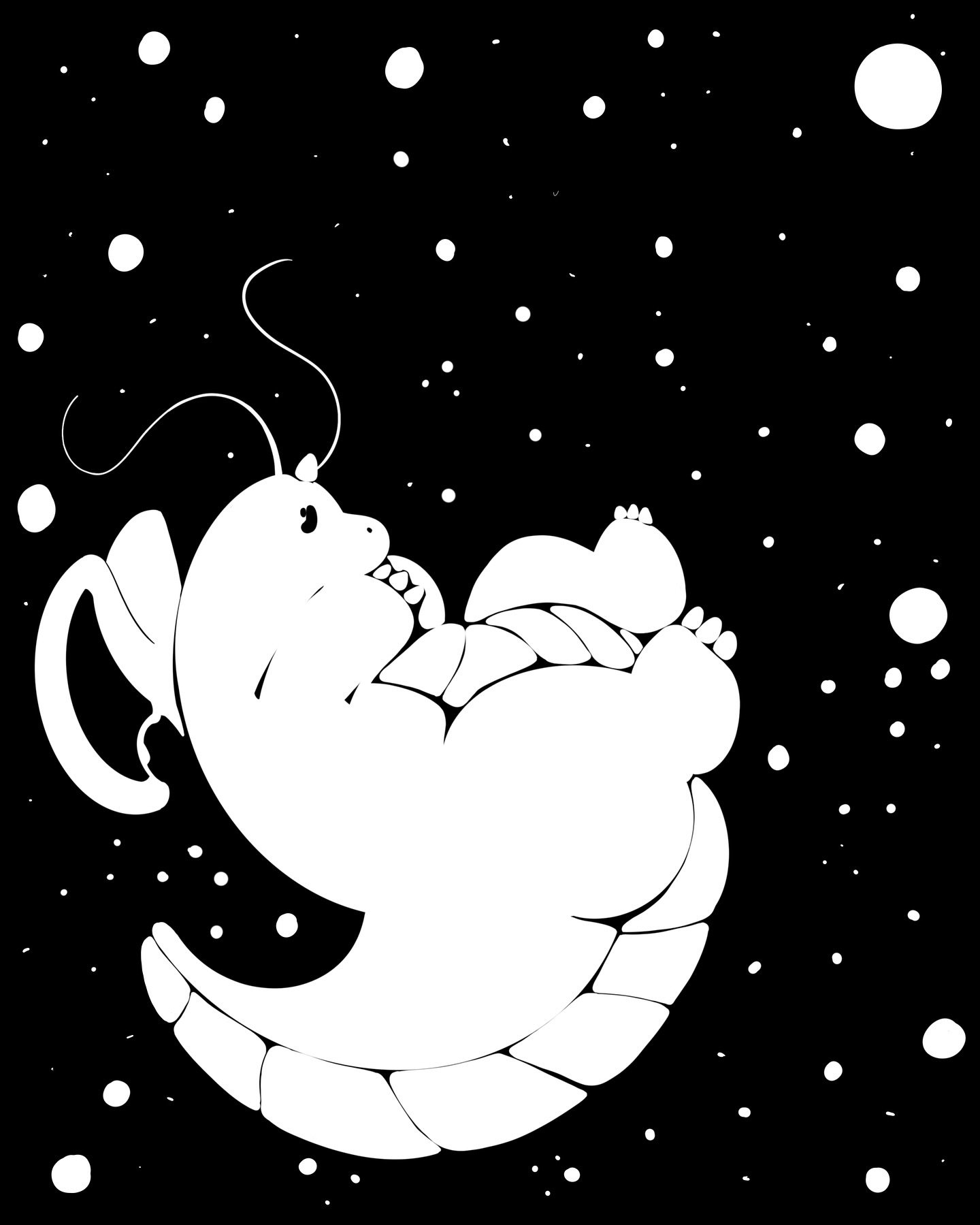 New print :) I think I&rsquo;m just in a Dragonite era 💙
#pokemon #dragonite #print #blackandwhite #digitalart #digitalartist