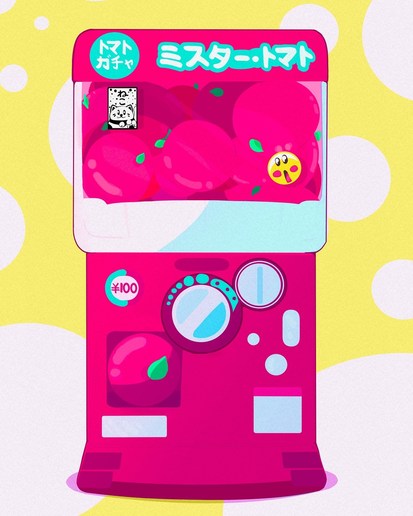 My piece for the Nashville Tomato Art festival :)
It will be on display with all of the other fantastic artists, come see it!!
&ldquo;Mister Tomato&rsquo;s Gashapon Machine&rdquo;
#tomatoartfest #tomatoartsfestival #digitalartist #gashapon