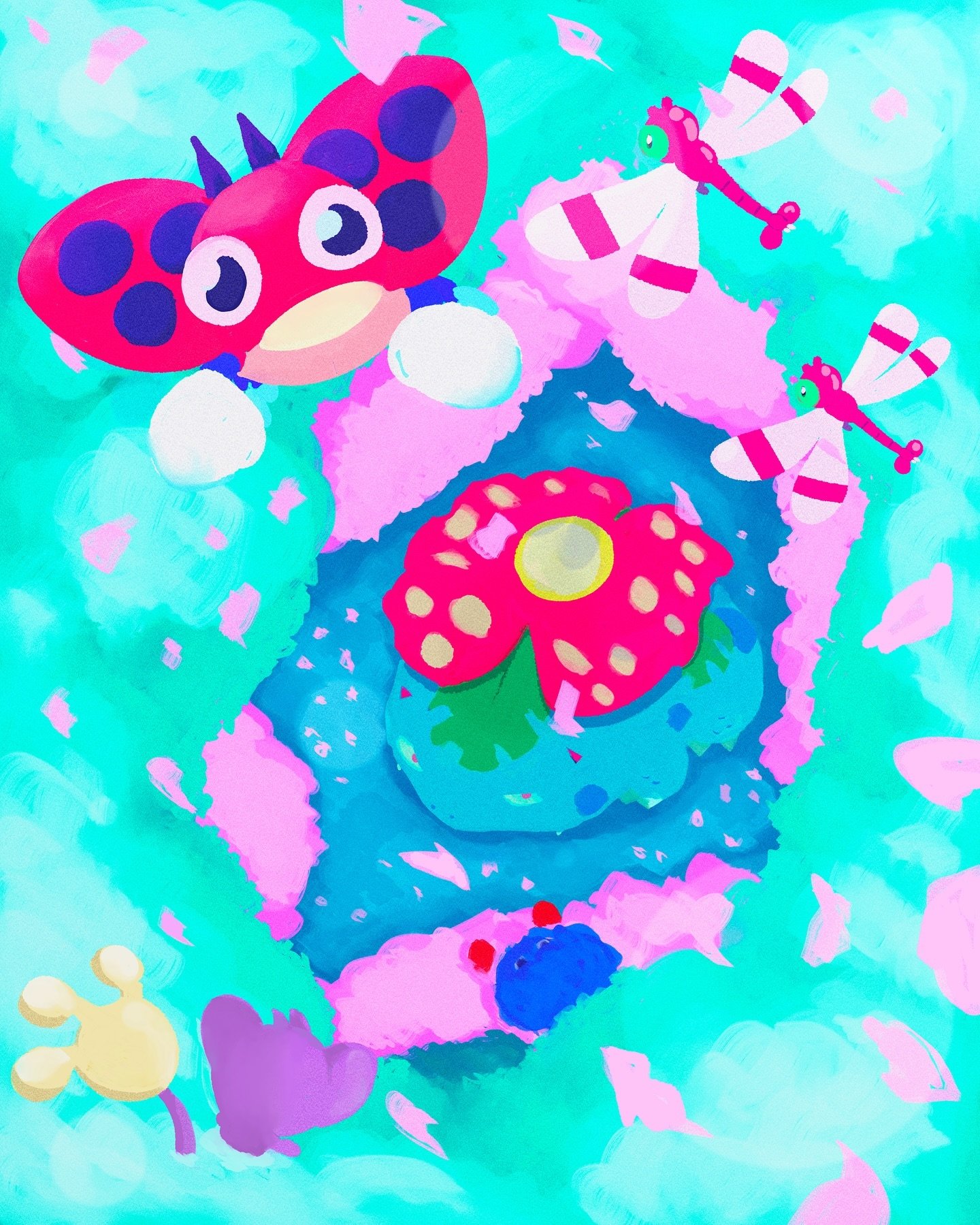 Umm how did I not realize I never posted this one?? Oopsie #pokemon #pokeart #digitalart