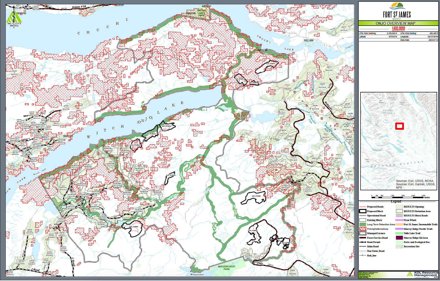 Onjo (Witch) Community Forest Old Growth Map