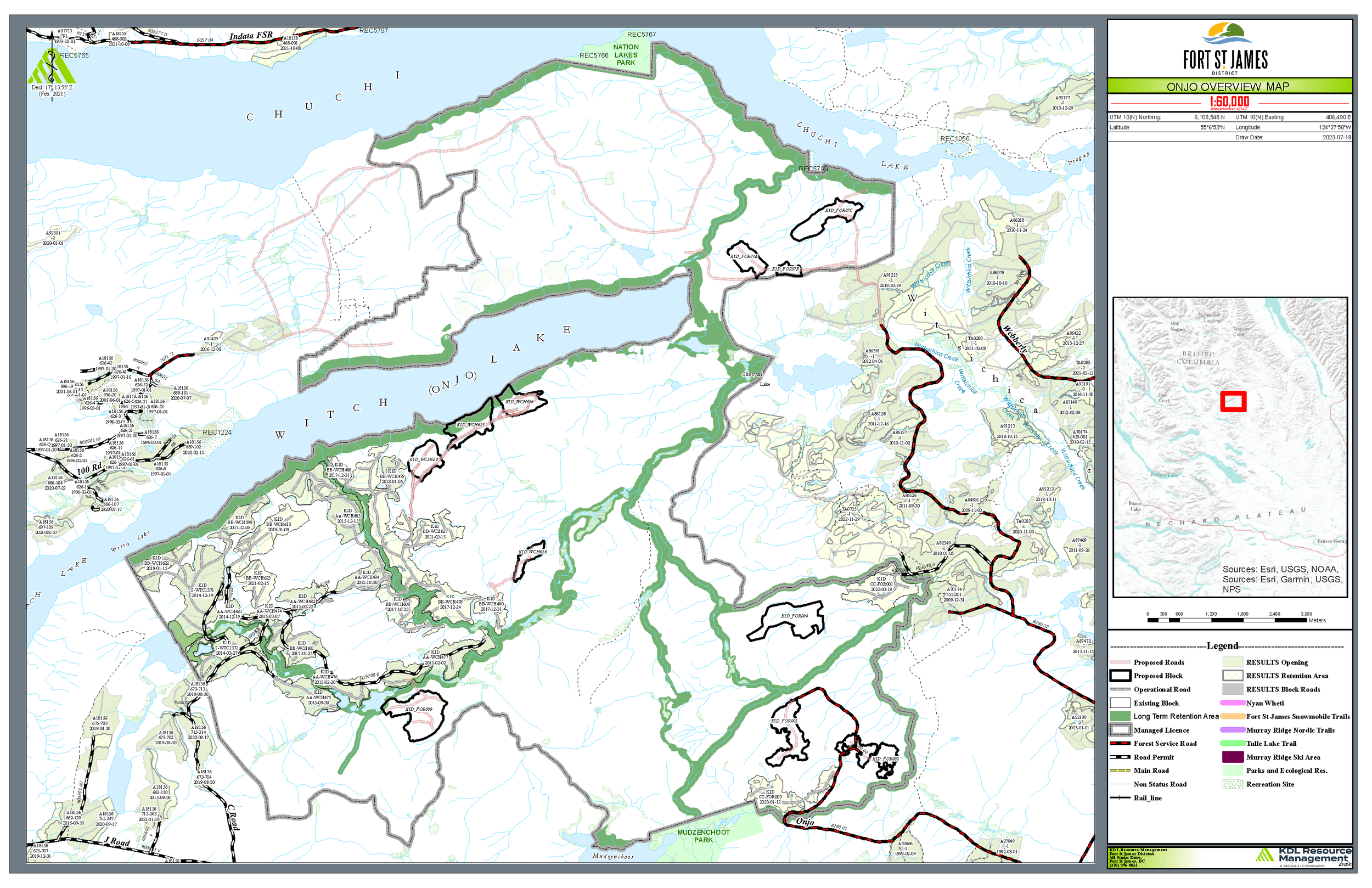 Onjo (Witch) Community Forest Map Overview